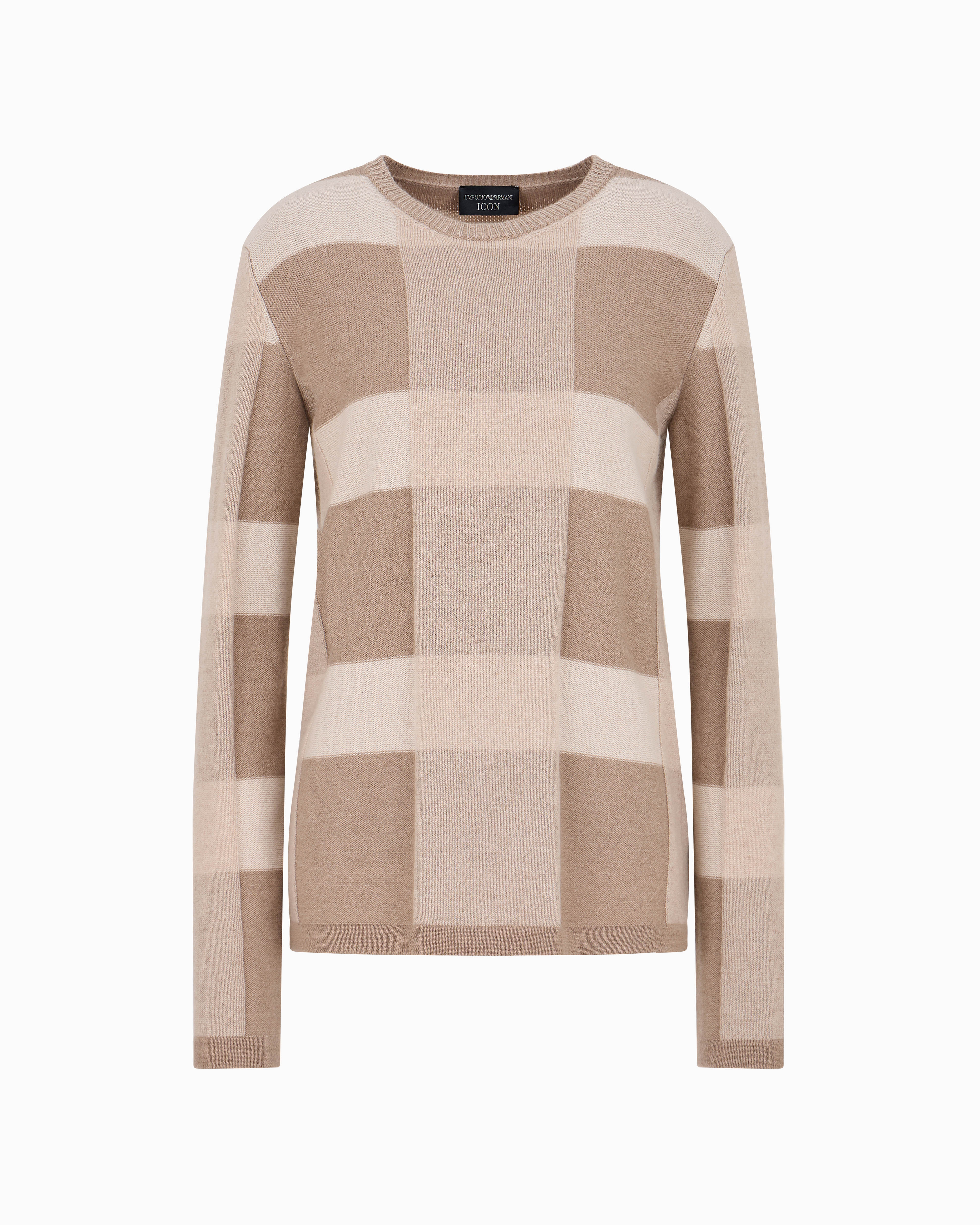 Emporio Armani Official Store Sweaters In Beige