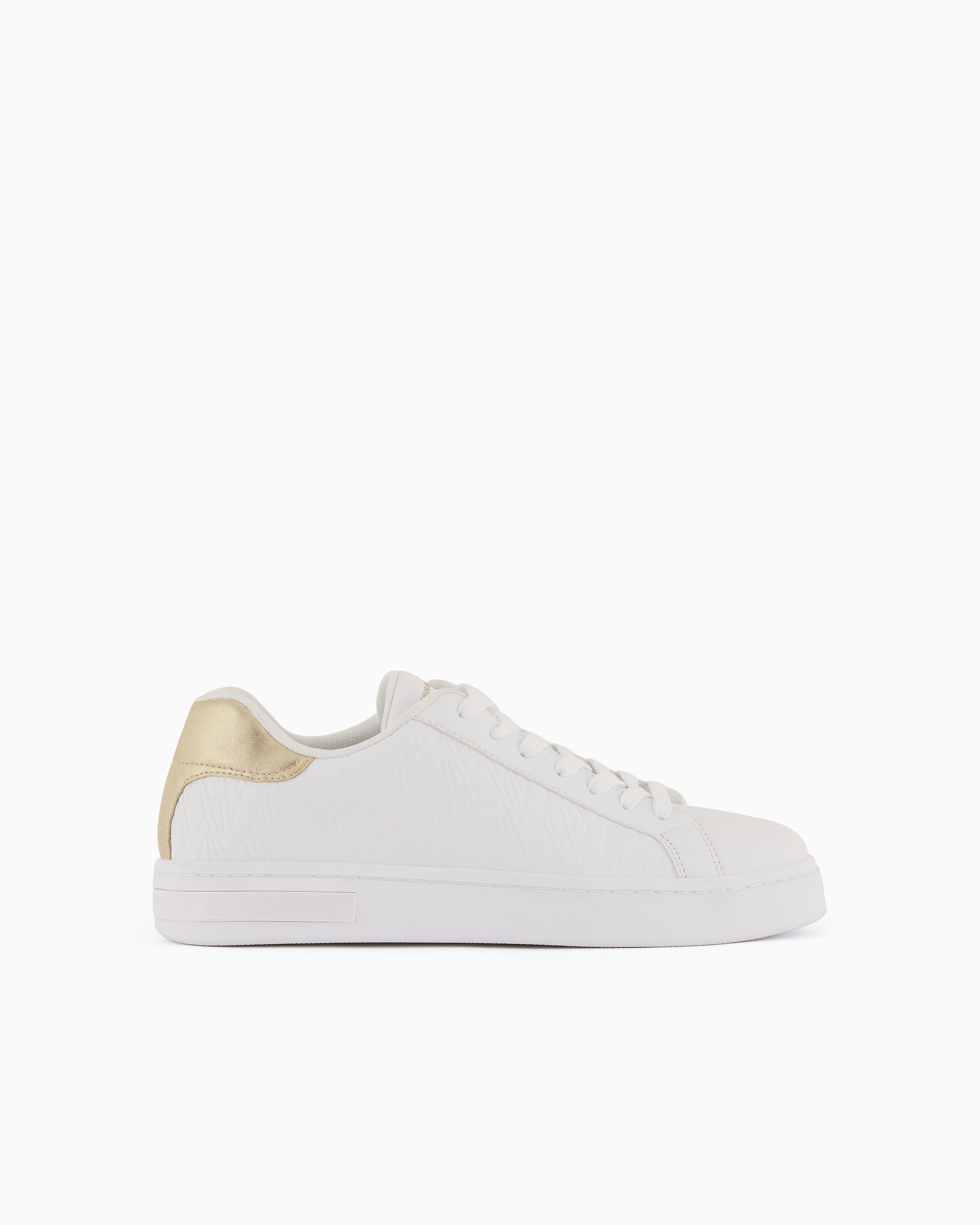 Armani Exchange Official Store Sneakers In Gold