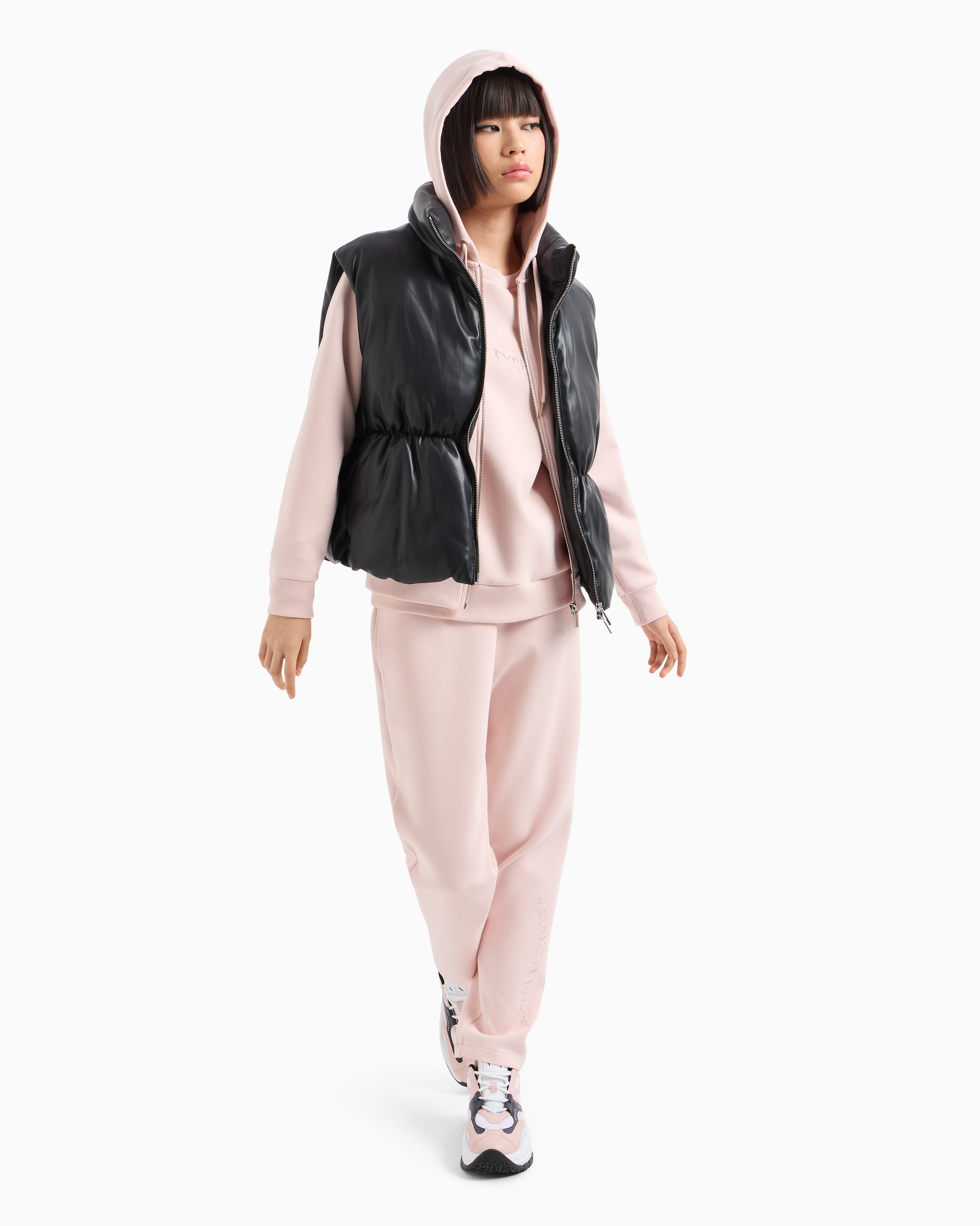 パーカー・フーディ EMPORIO ARMANI Men Hoodies EM001338AF12897 U4134 Pink Emporio Armani - Embroidered hoodie Pink - The Corner