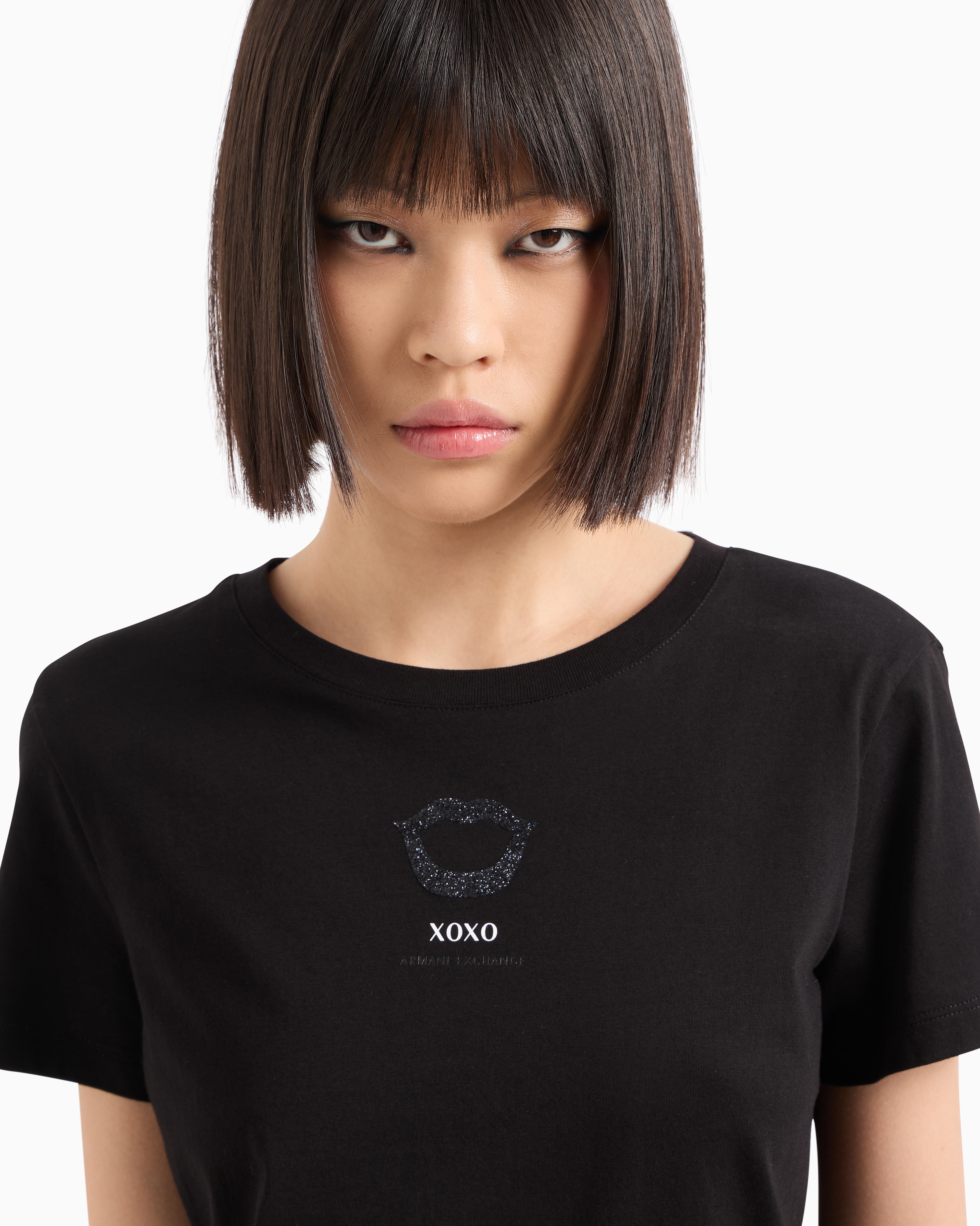 Regular fit T-shirt with XOXO print