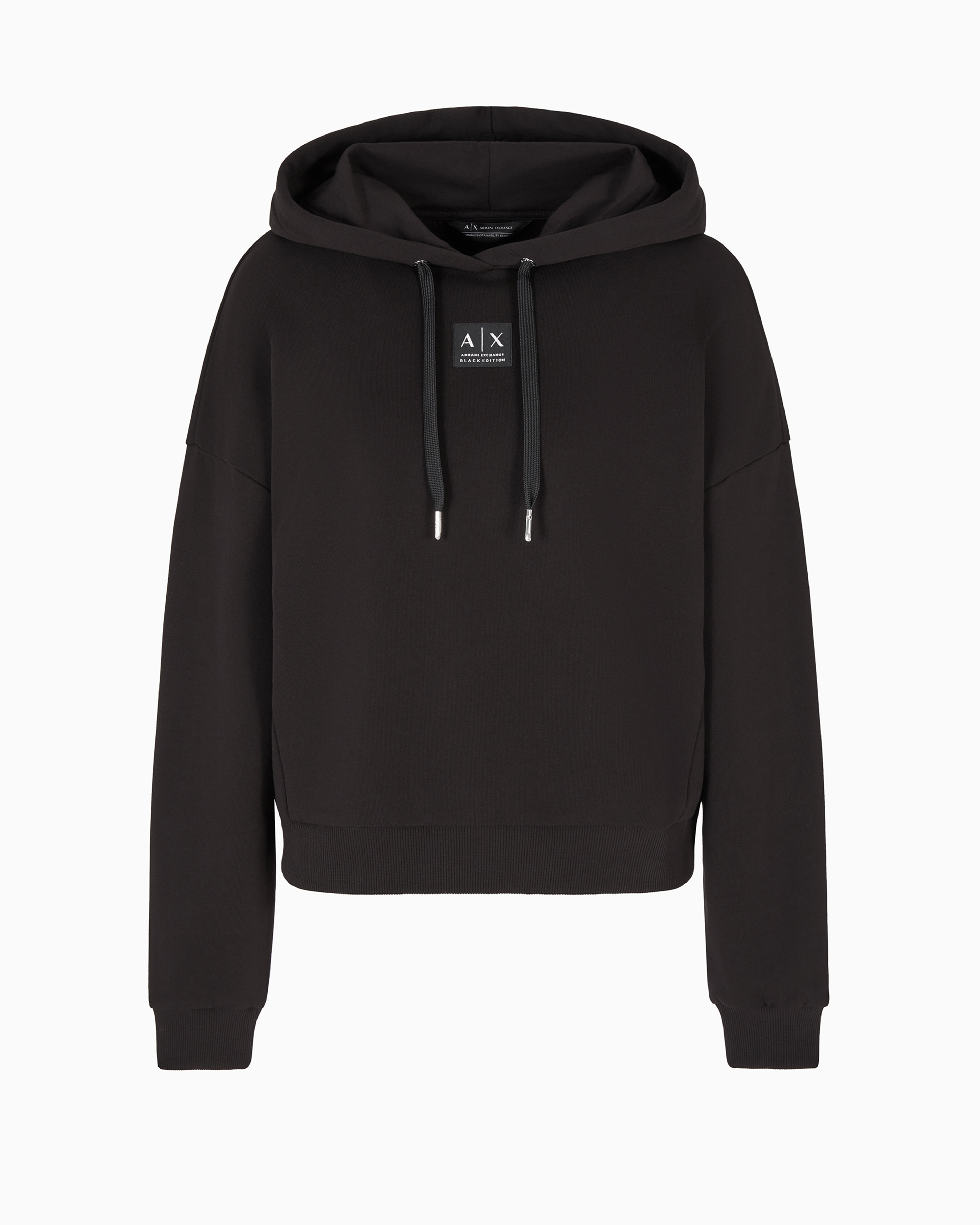 Armani Exchange Official Store Hoodies In Black