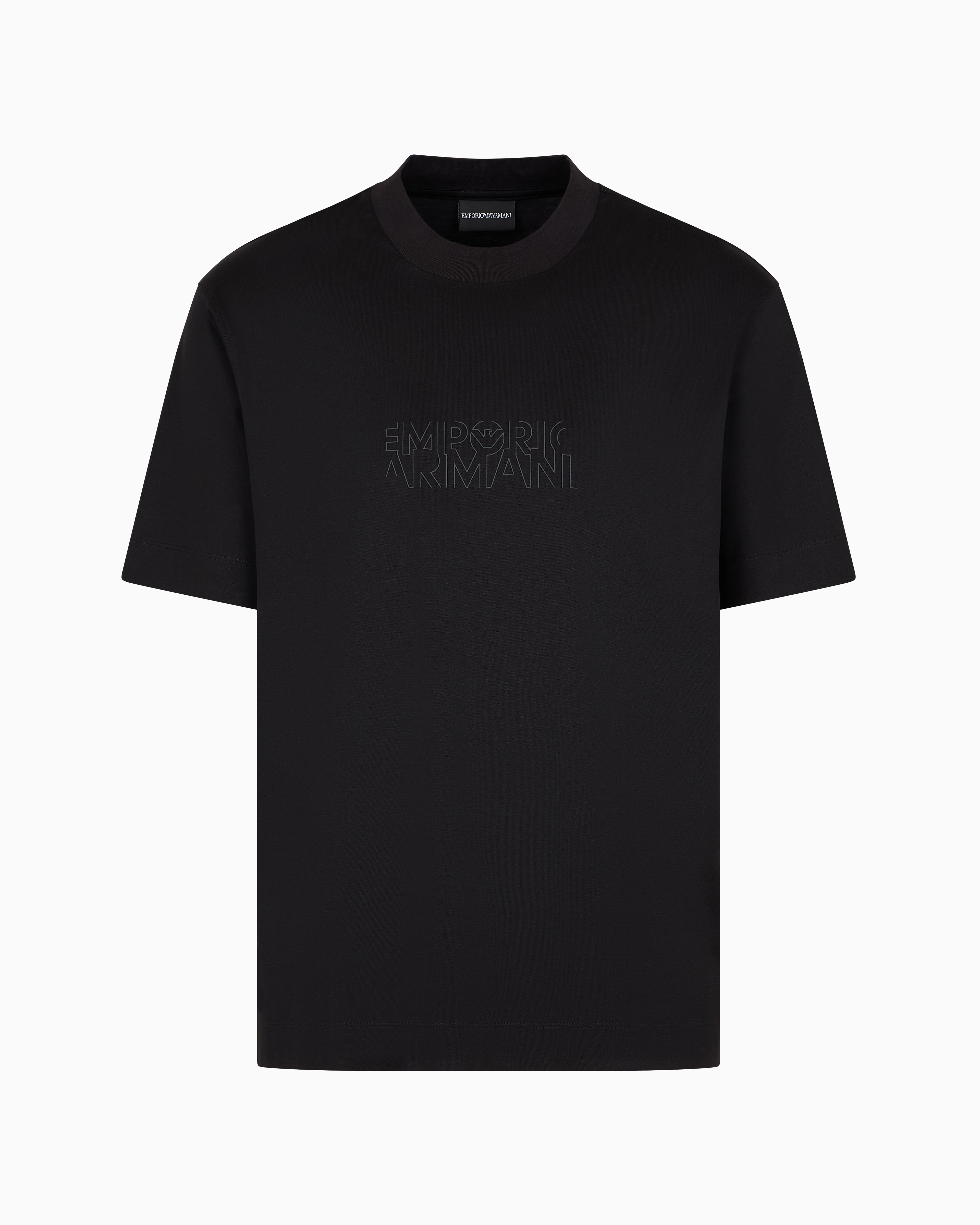 Emporio Armani T-shirts In Black