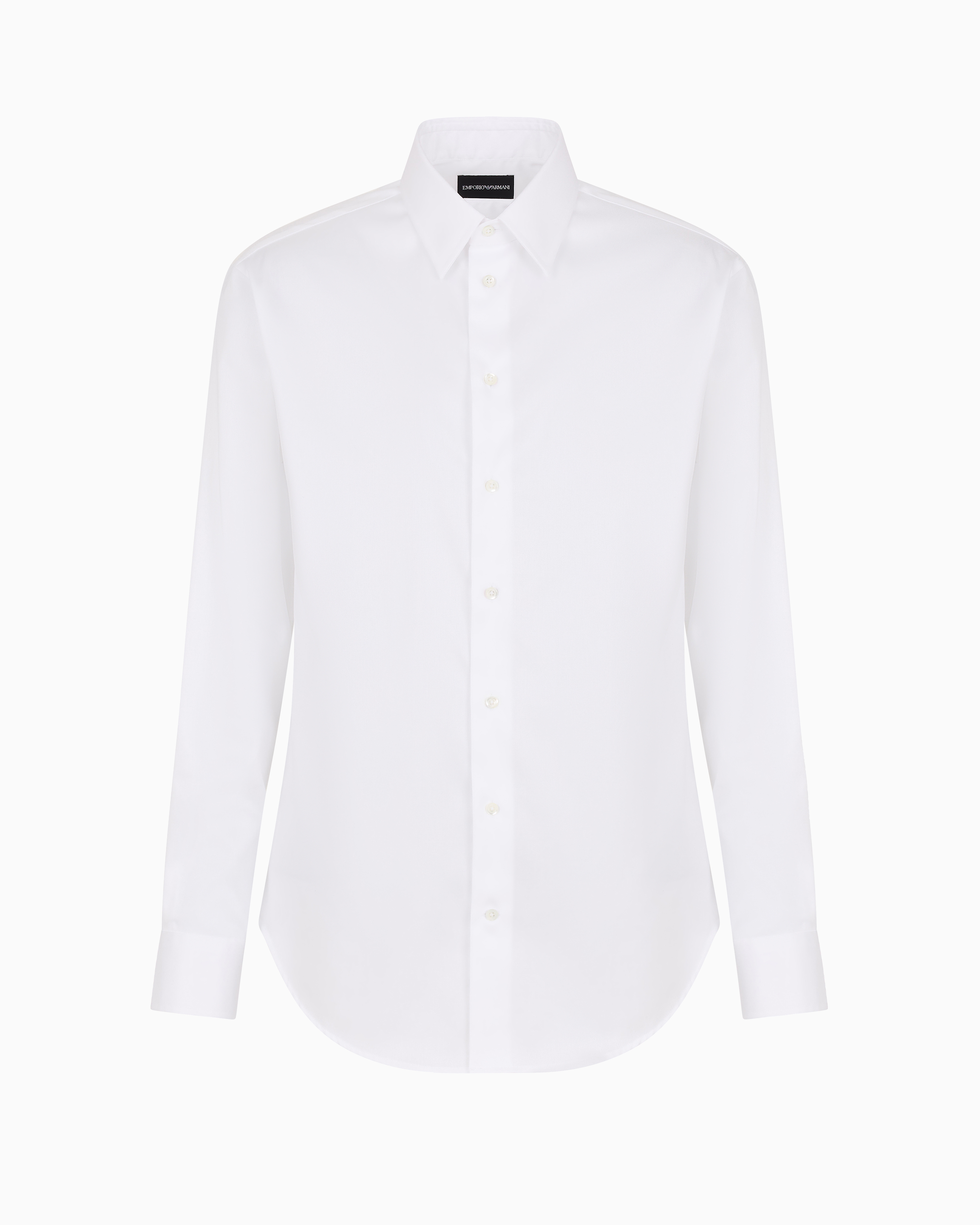 Emporio Armani Official Store Classic Shirts In White