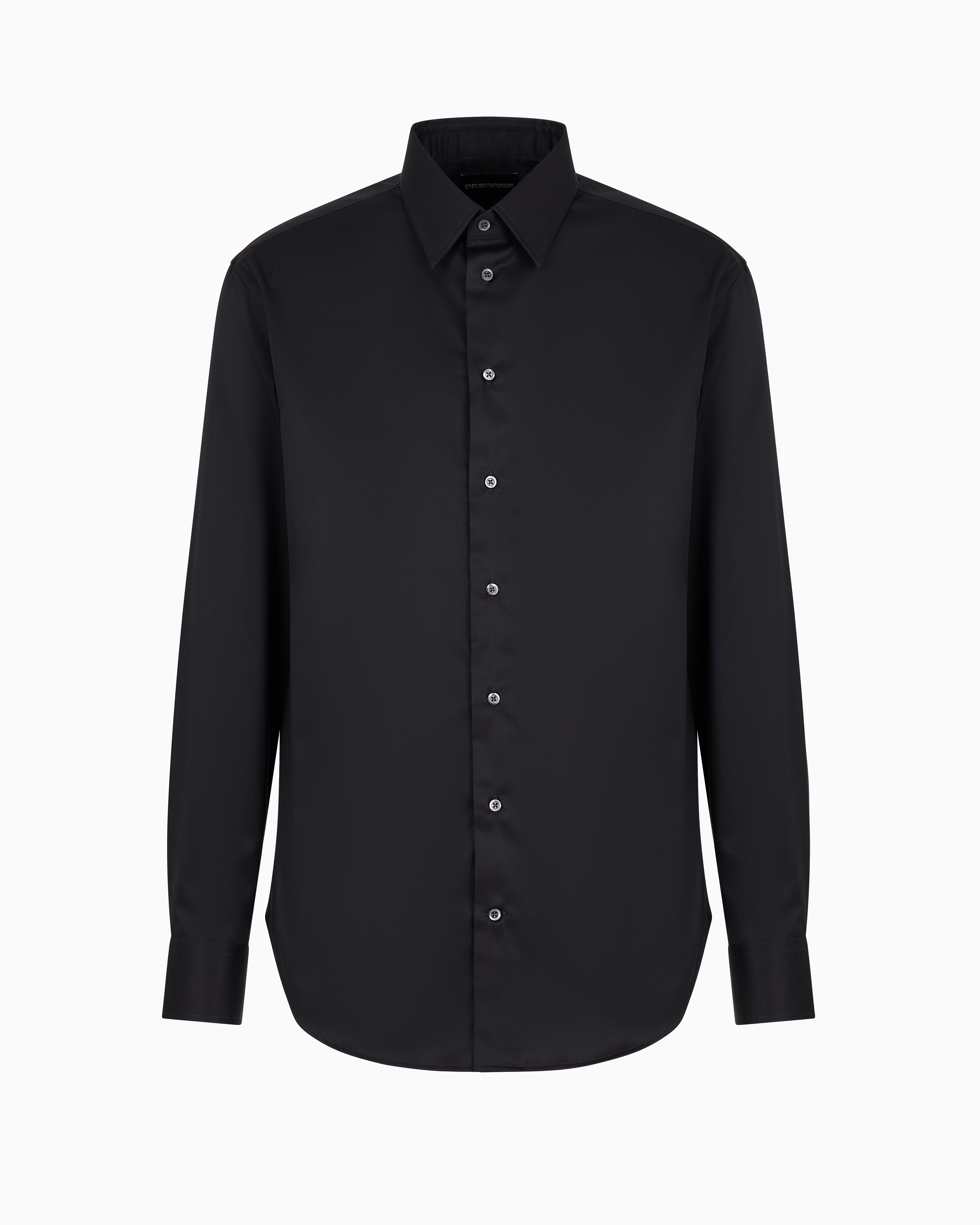 Emporio Armani Official Store Classic Shirts In Black