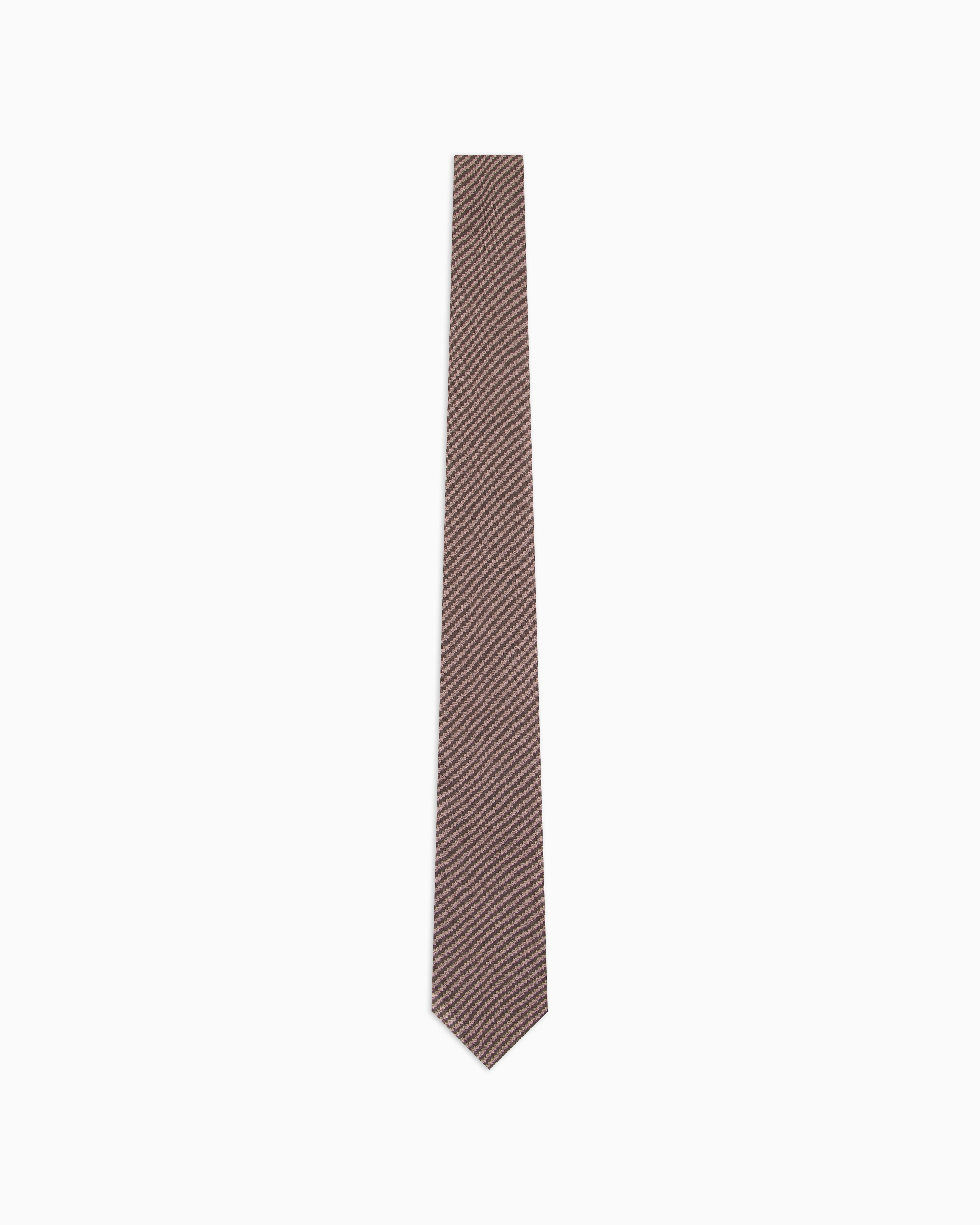 ま*ー様 新品　EMPORIO ARMANI 幾何学模様 ネクタイ エンポリオ・アルマーニ(Emporio Armani)エンポリオ・アルマーニ