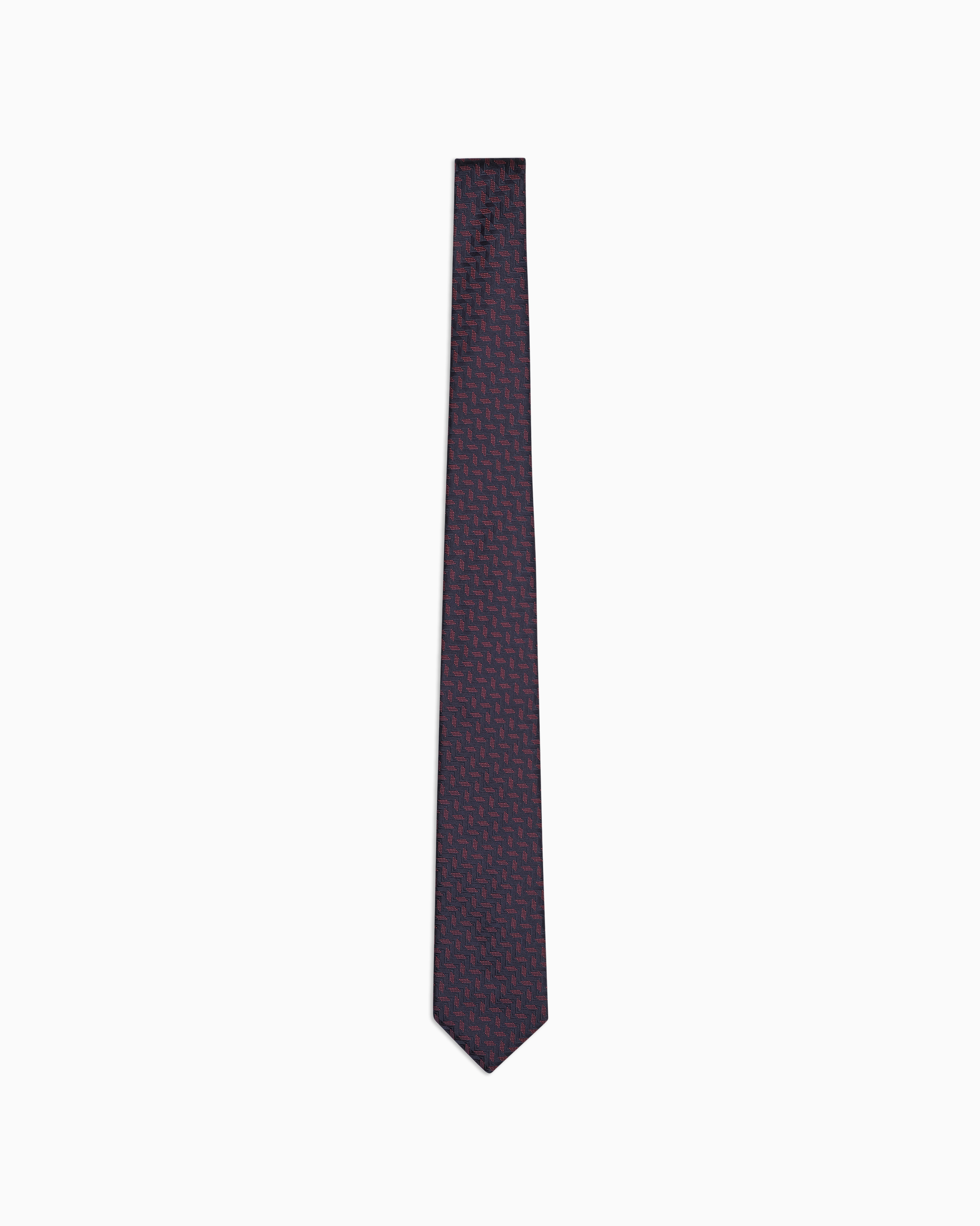 Giorgio Armani Official Store Ties In Navy Blue