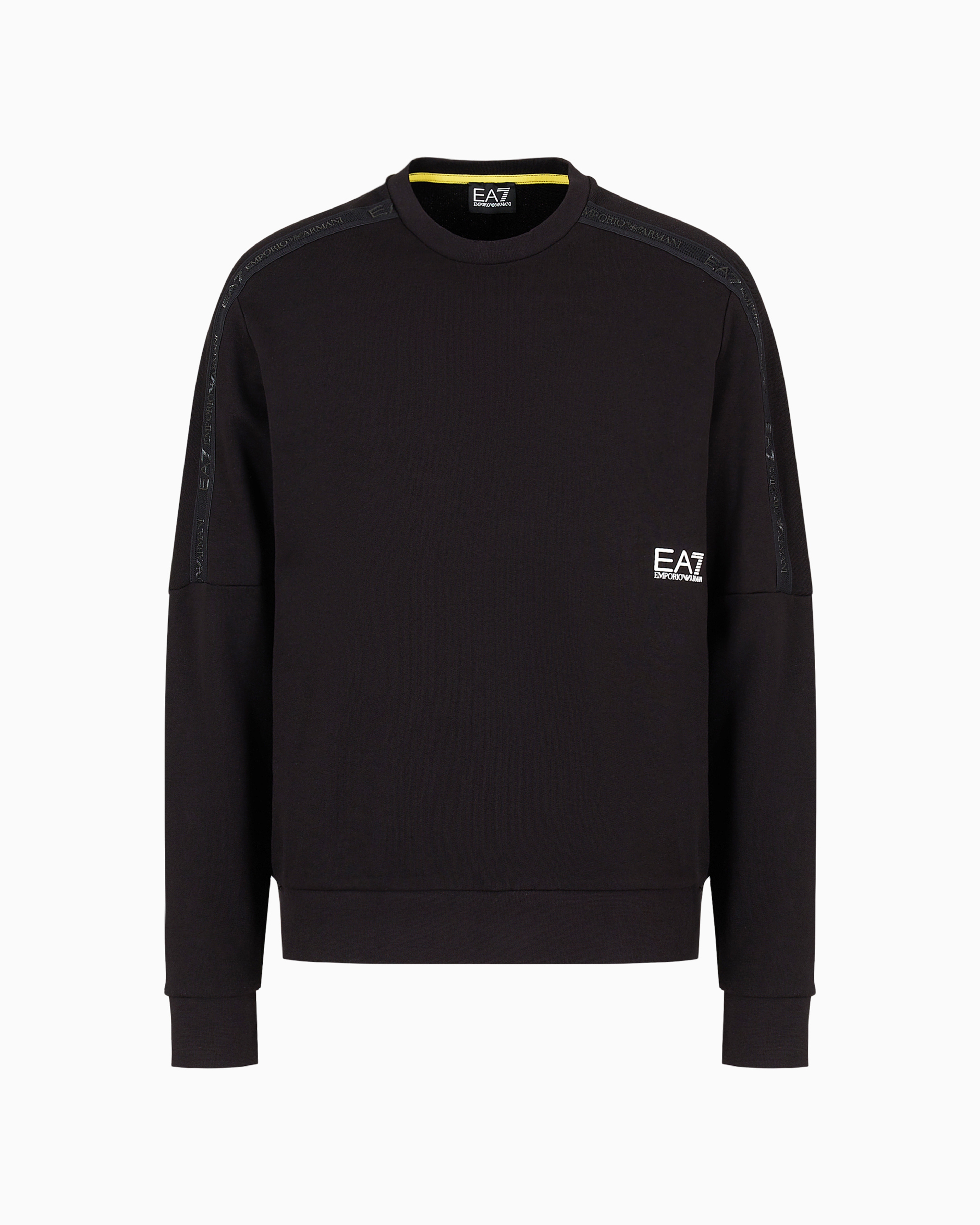 Ea7 Official Store Sweatshirts Without Hood In Black