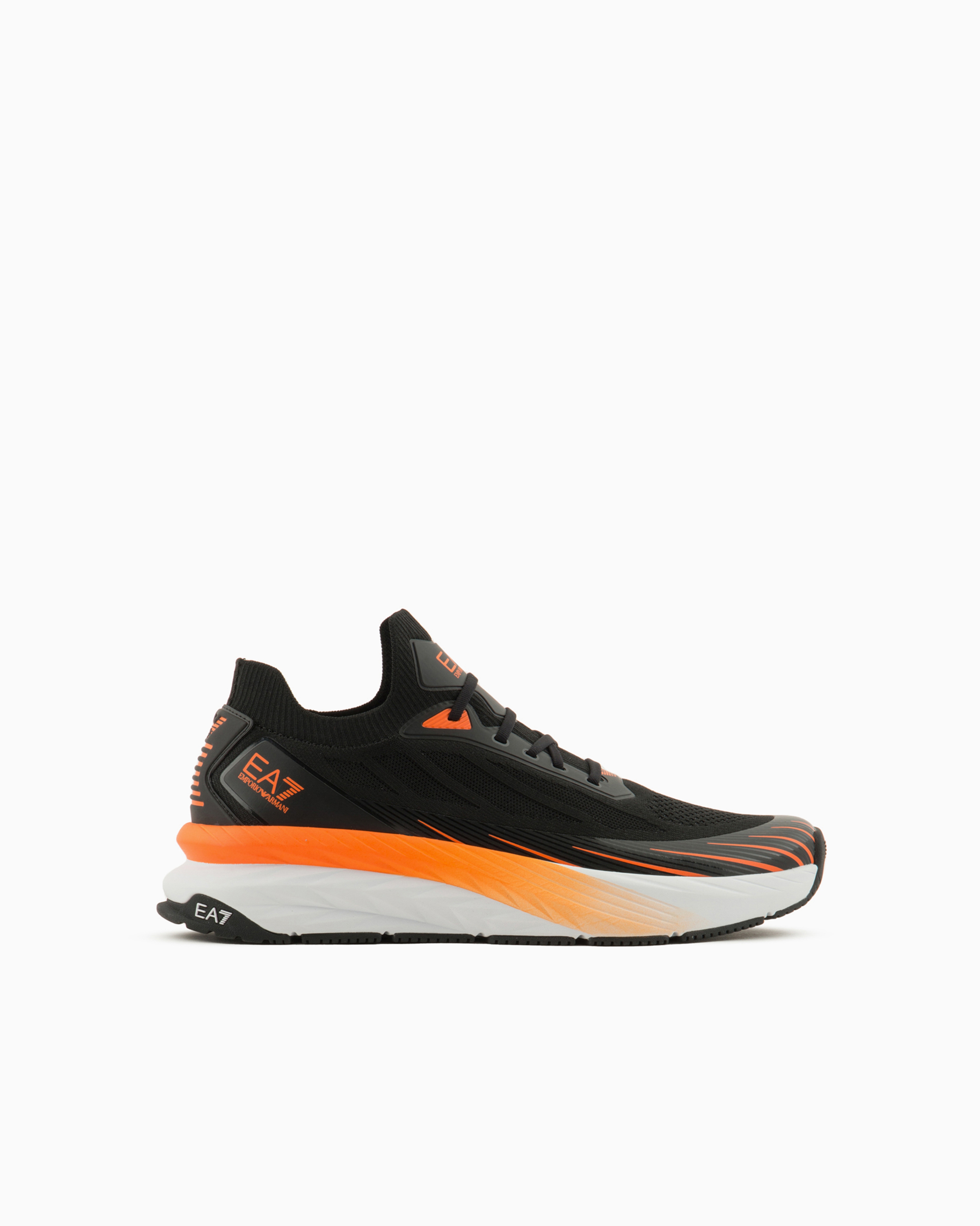 Ea7 Official Store Sneakers In Orange