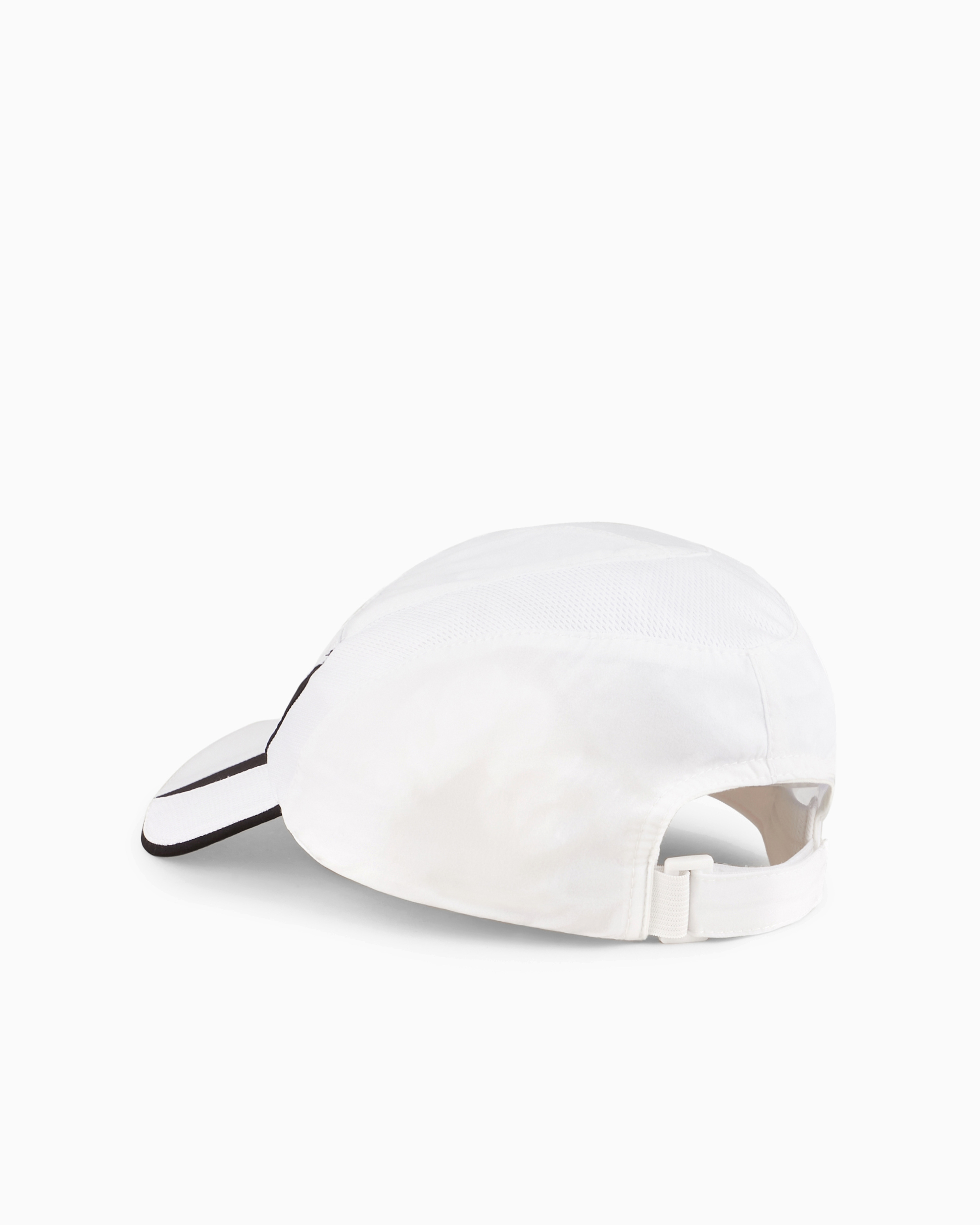 Shop Emporio Armani Tennis Pro Cotton Baseball Cap In White