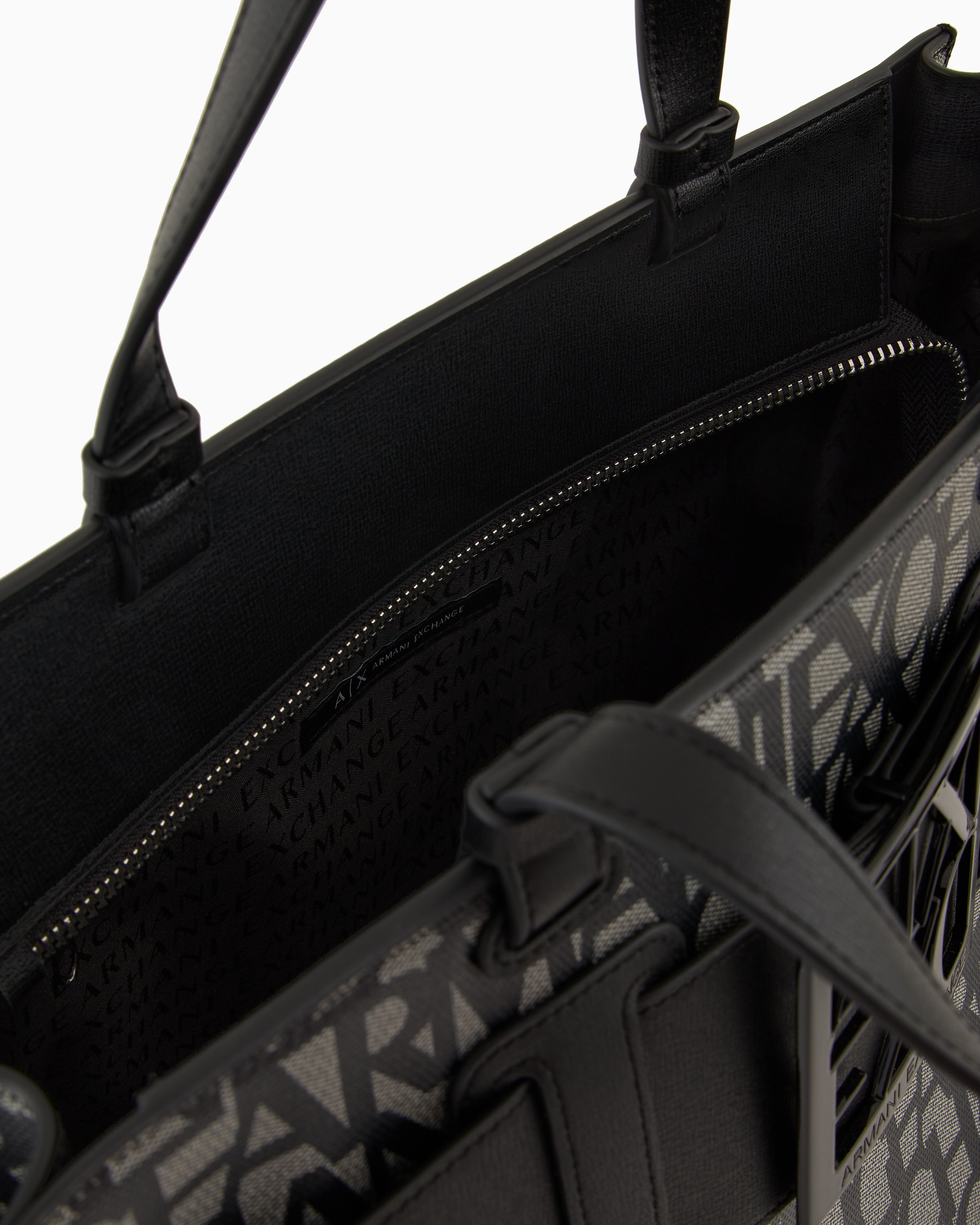 Armani Exchange Official Store Shoppers In Black