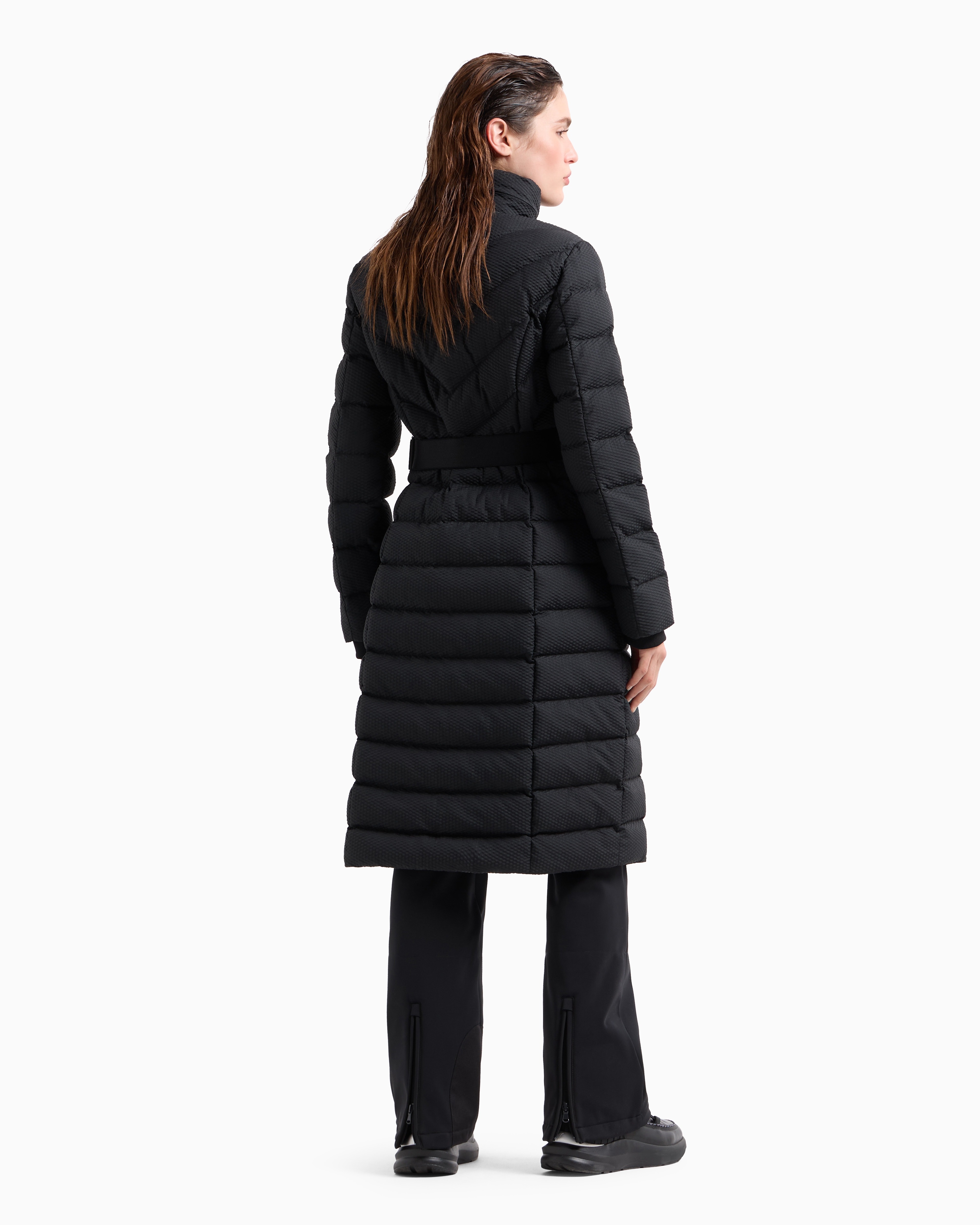 Shop Ea7 Down Jackets In Black