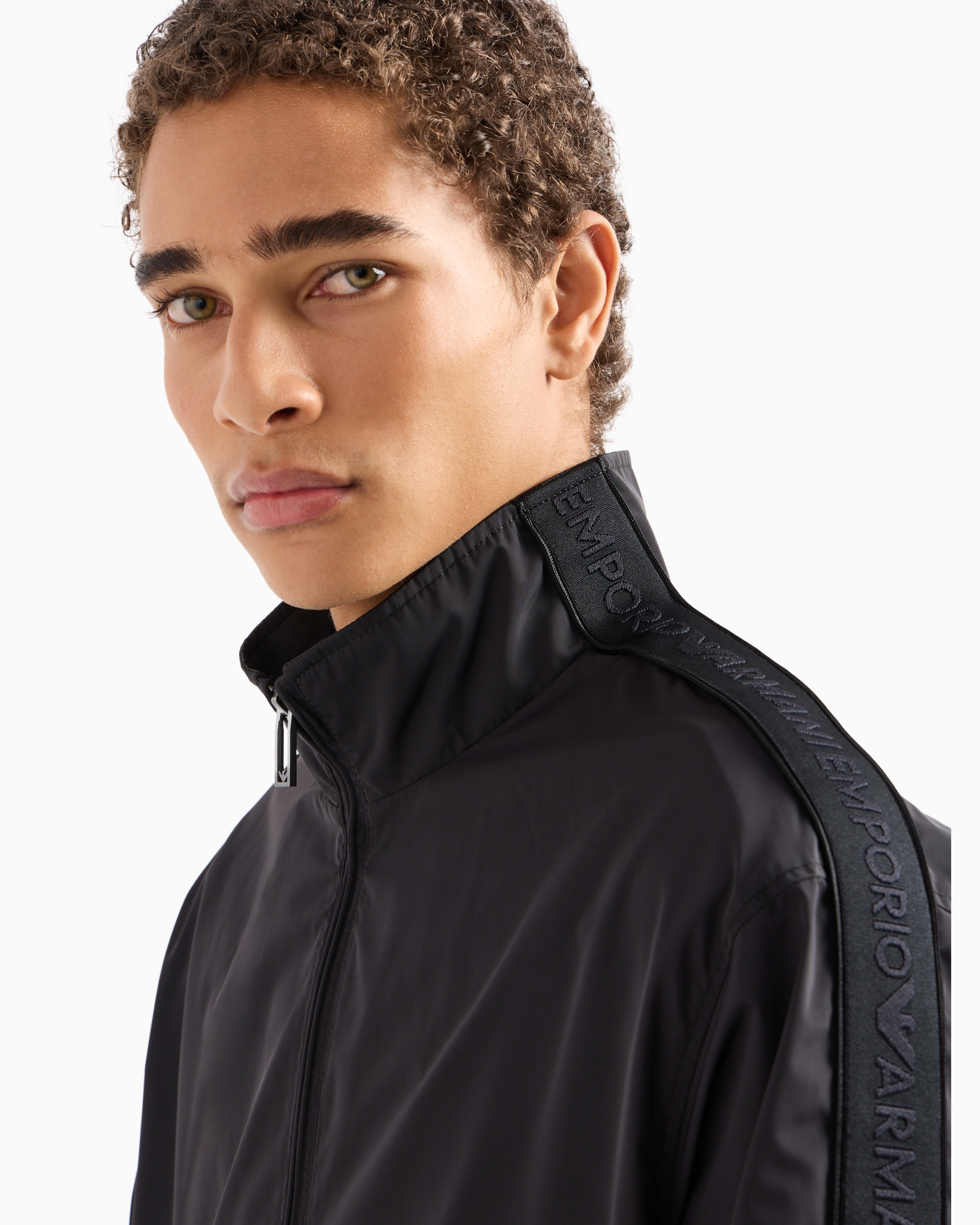 MIRROR9 Warmer emboss blousonジャケット Embellished Mixed-Media Varsity Jacket | Michael Kors [US]