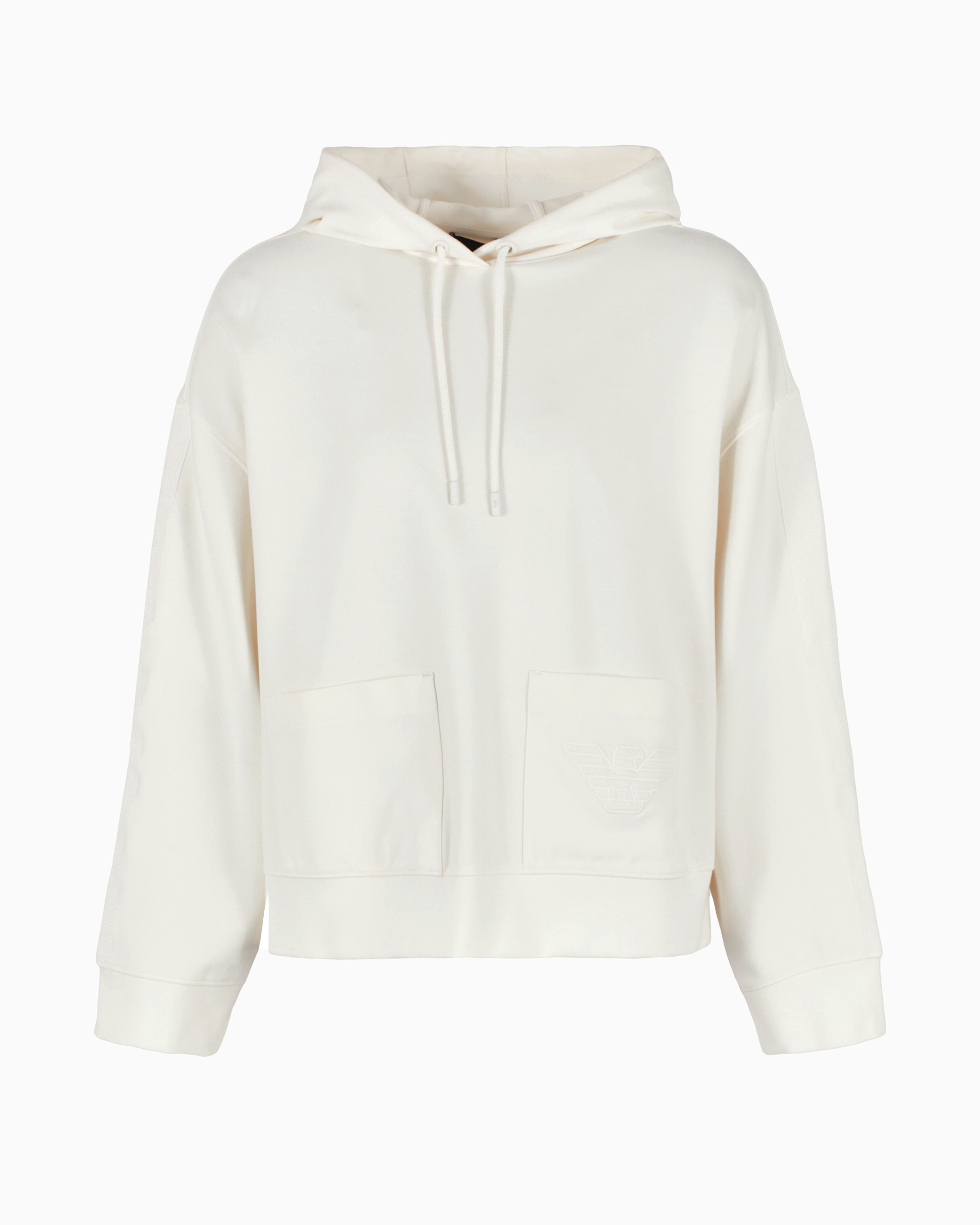 Emporio Armani Official Store Sweatshirts Without Hood In White