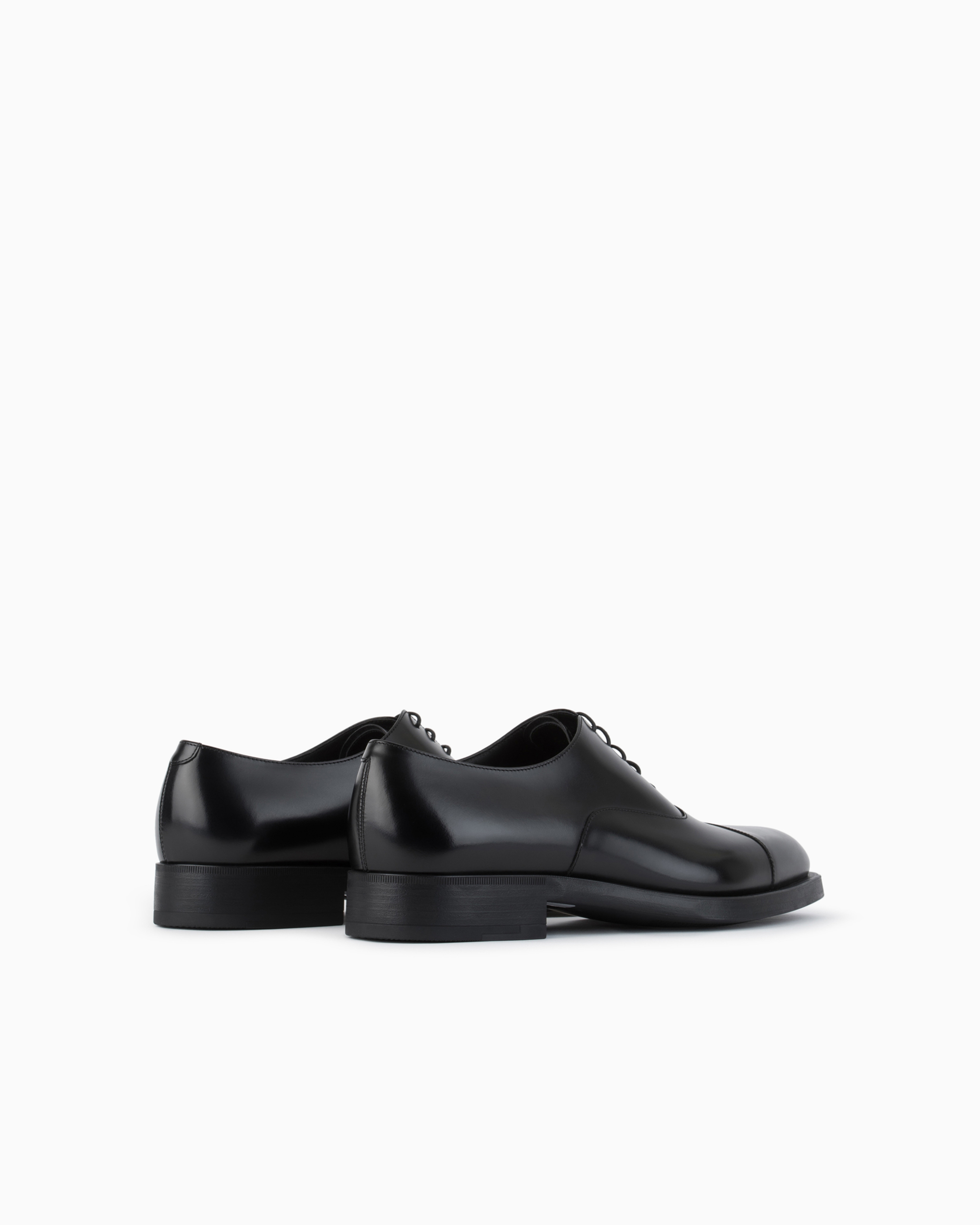 GIORGIO ARMANI GRADIENT LEATHER OXFORD SHOES