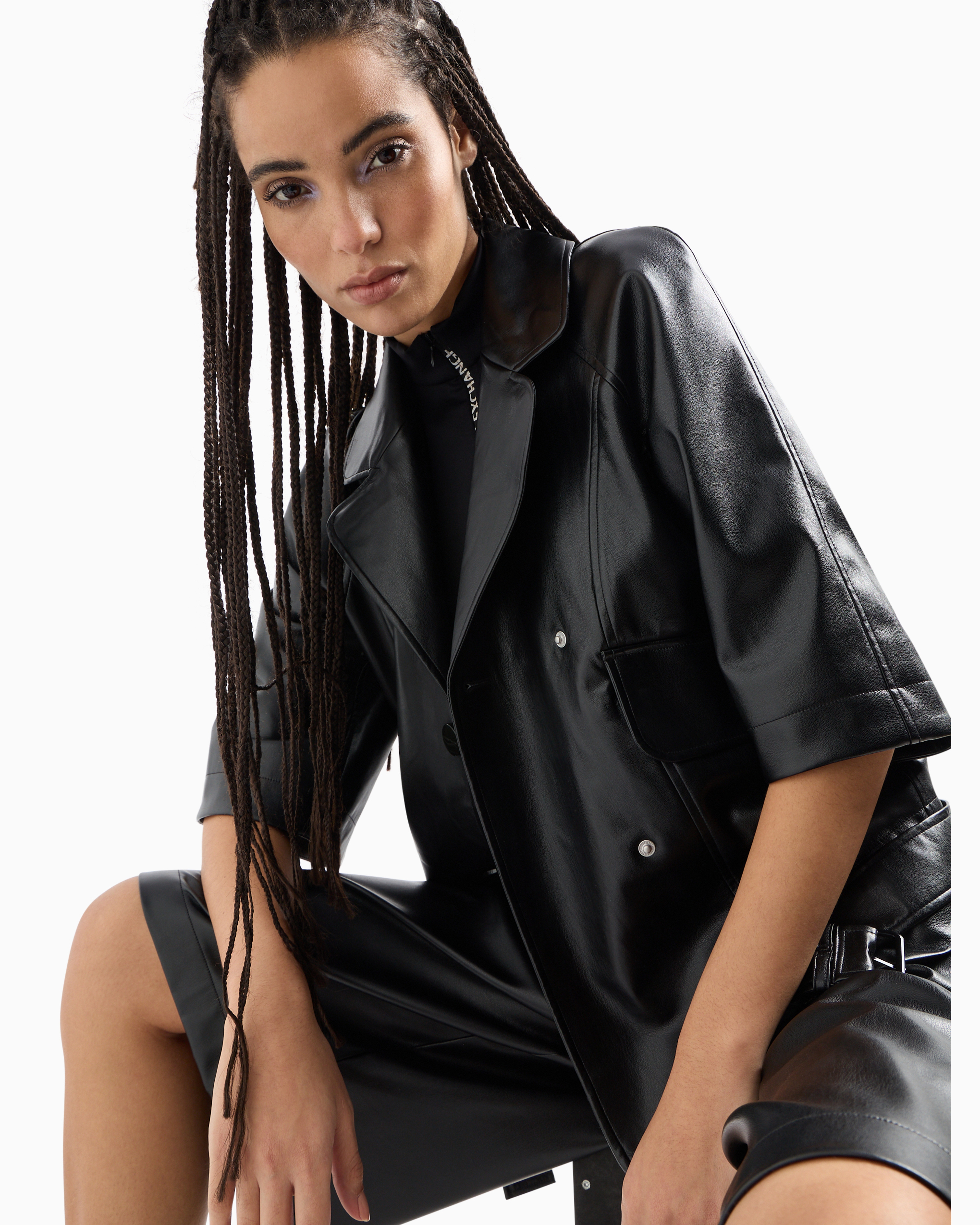 Blouson coated fabric