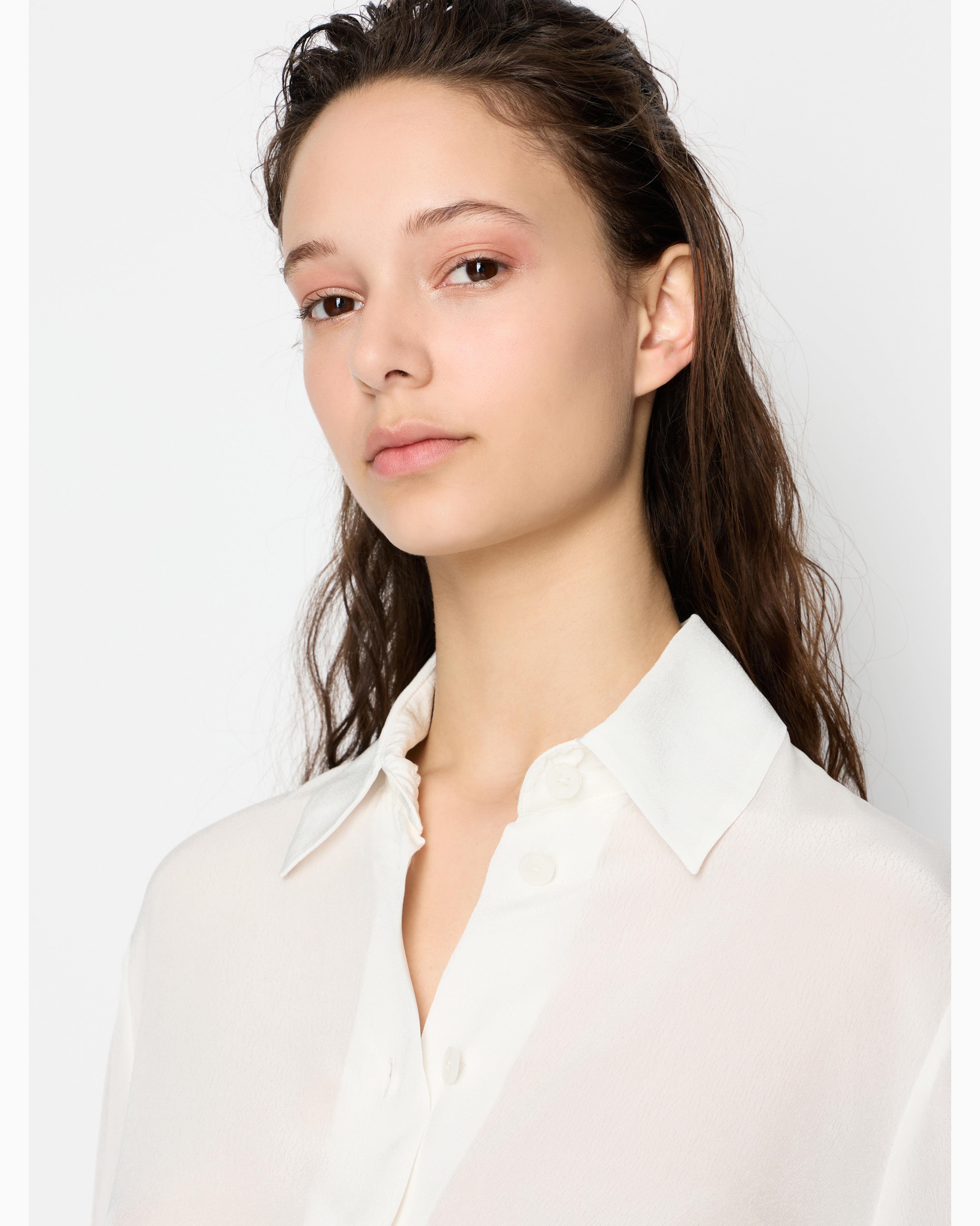 Crepe de chine shirt