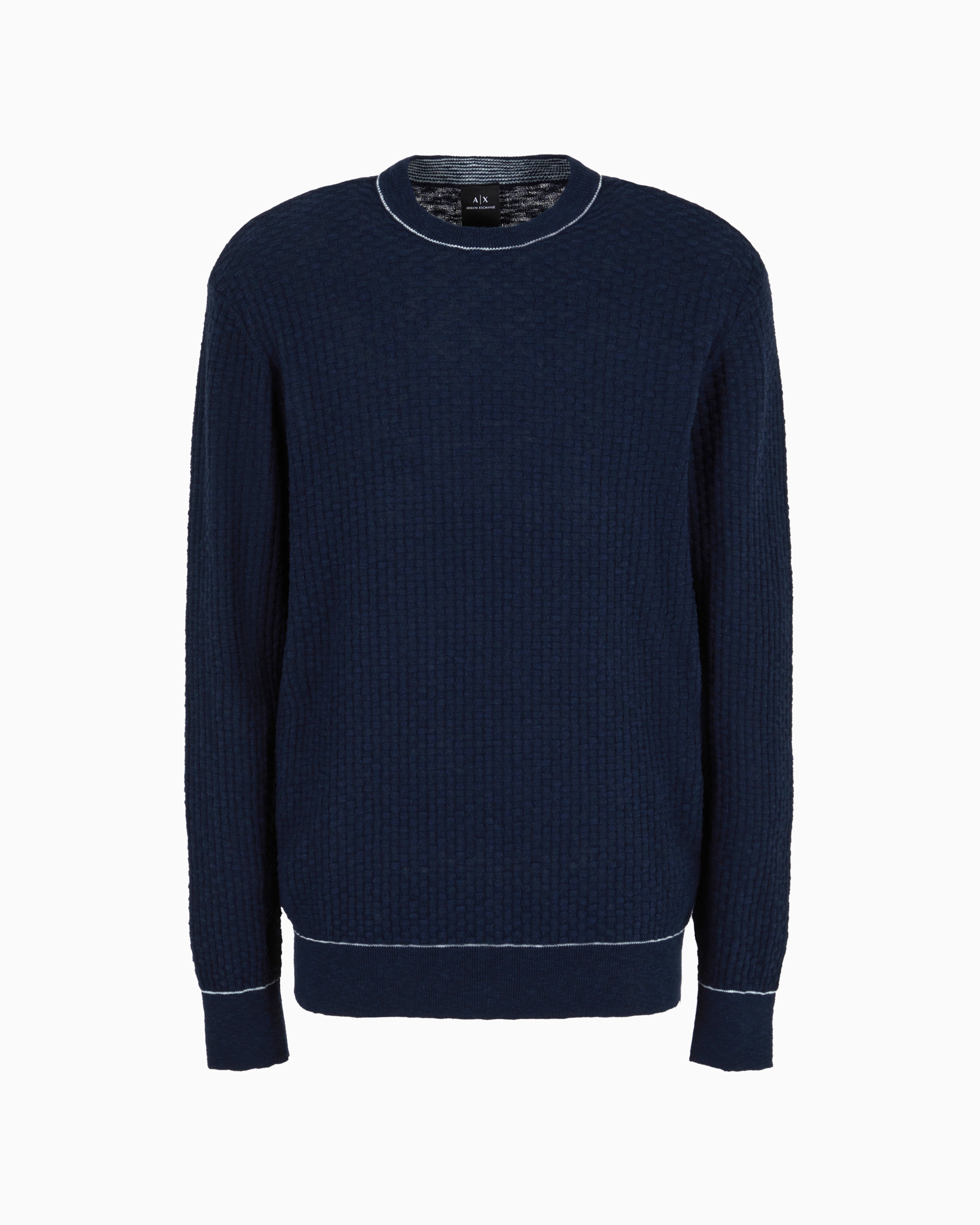 Boucle crew neck sweater