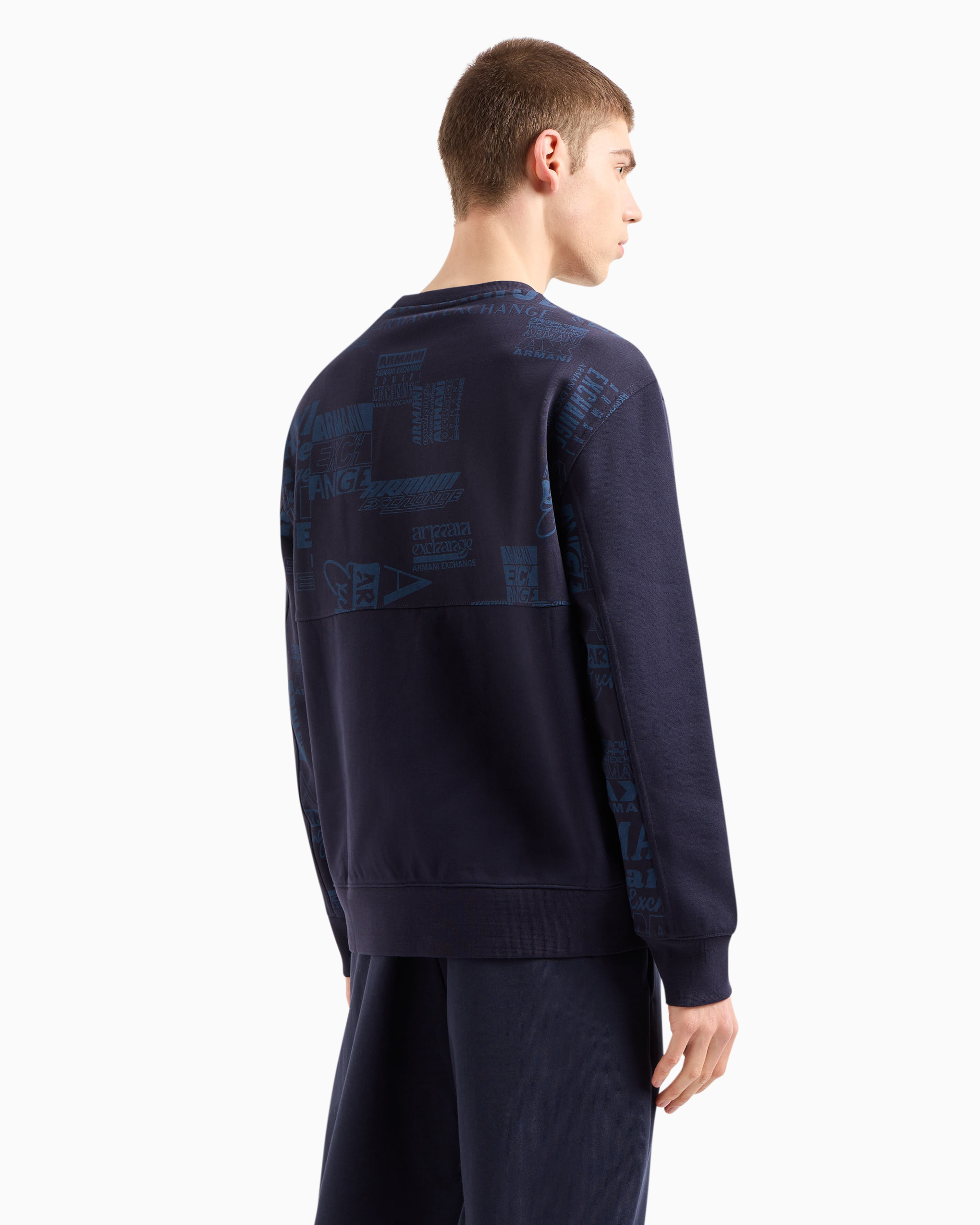 ASV organic cotton crewneck sweatshirt with front print