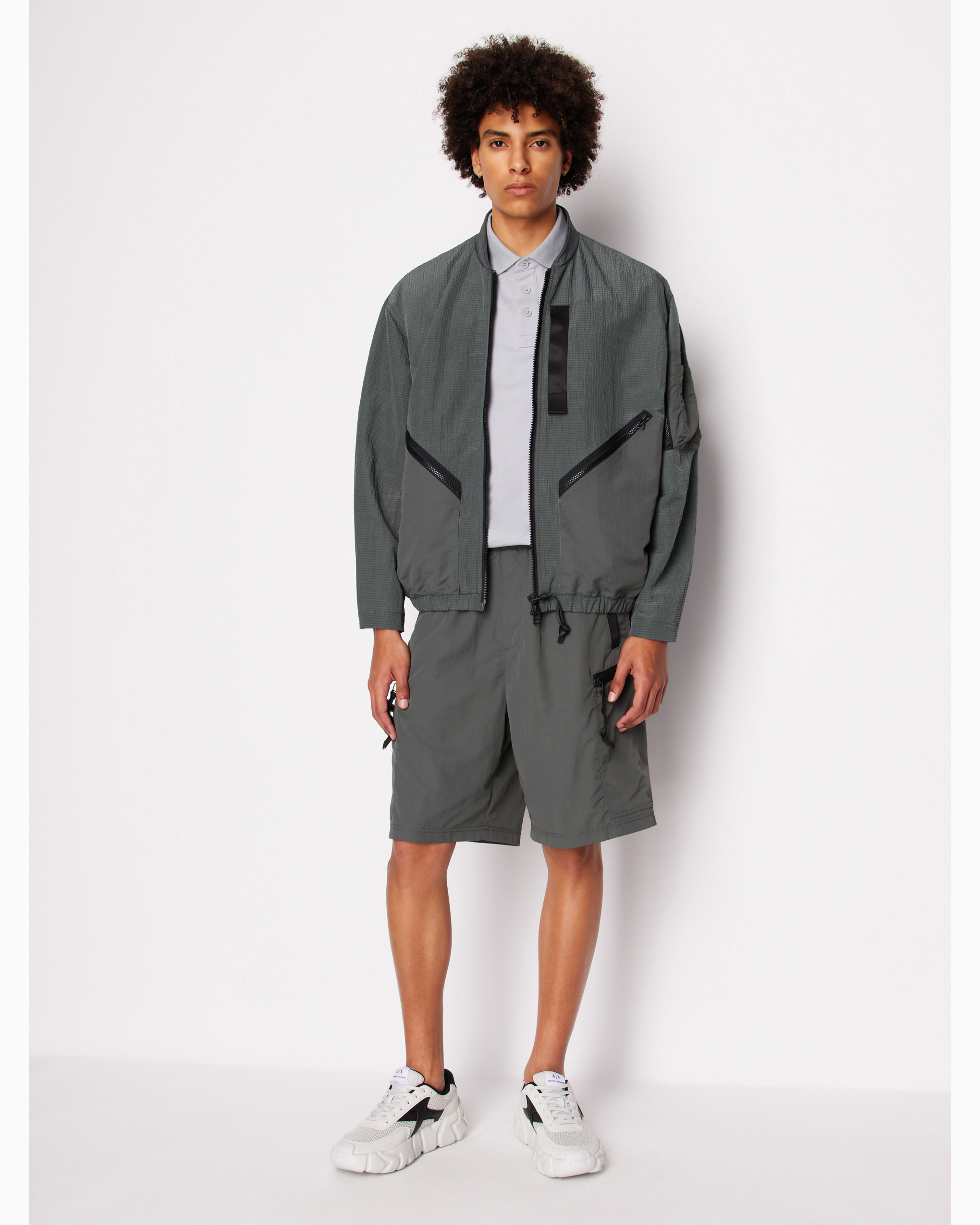 ジップデザイン カーゴハーフパンツ | Armani Exchange