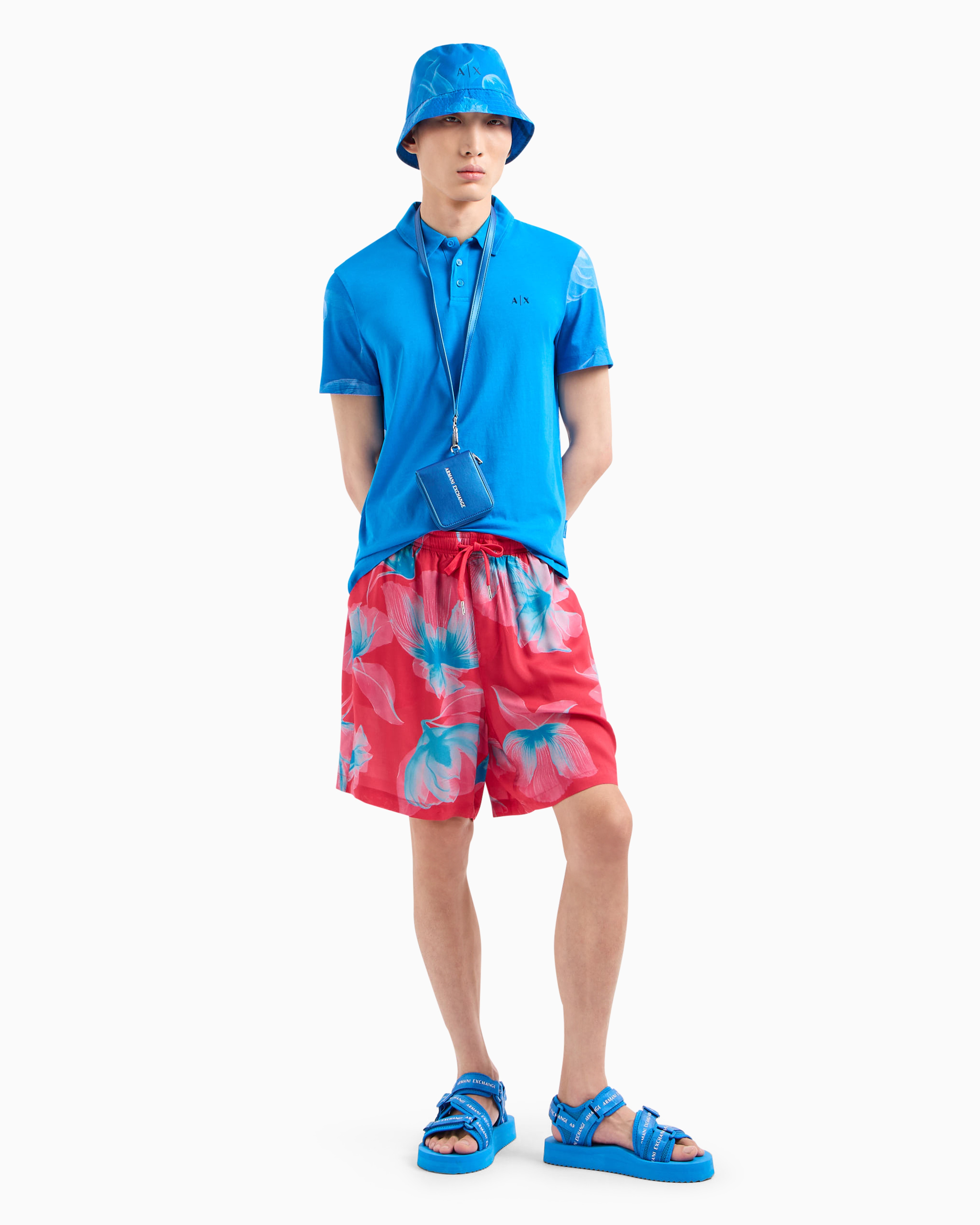Shorts patterned fabric