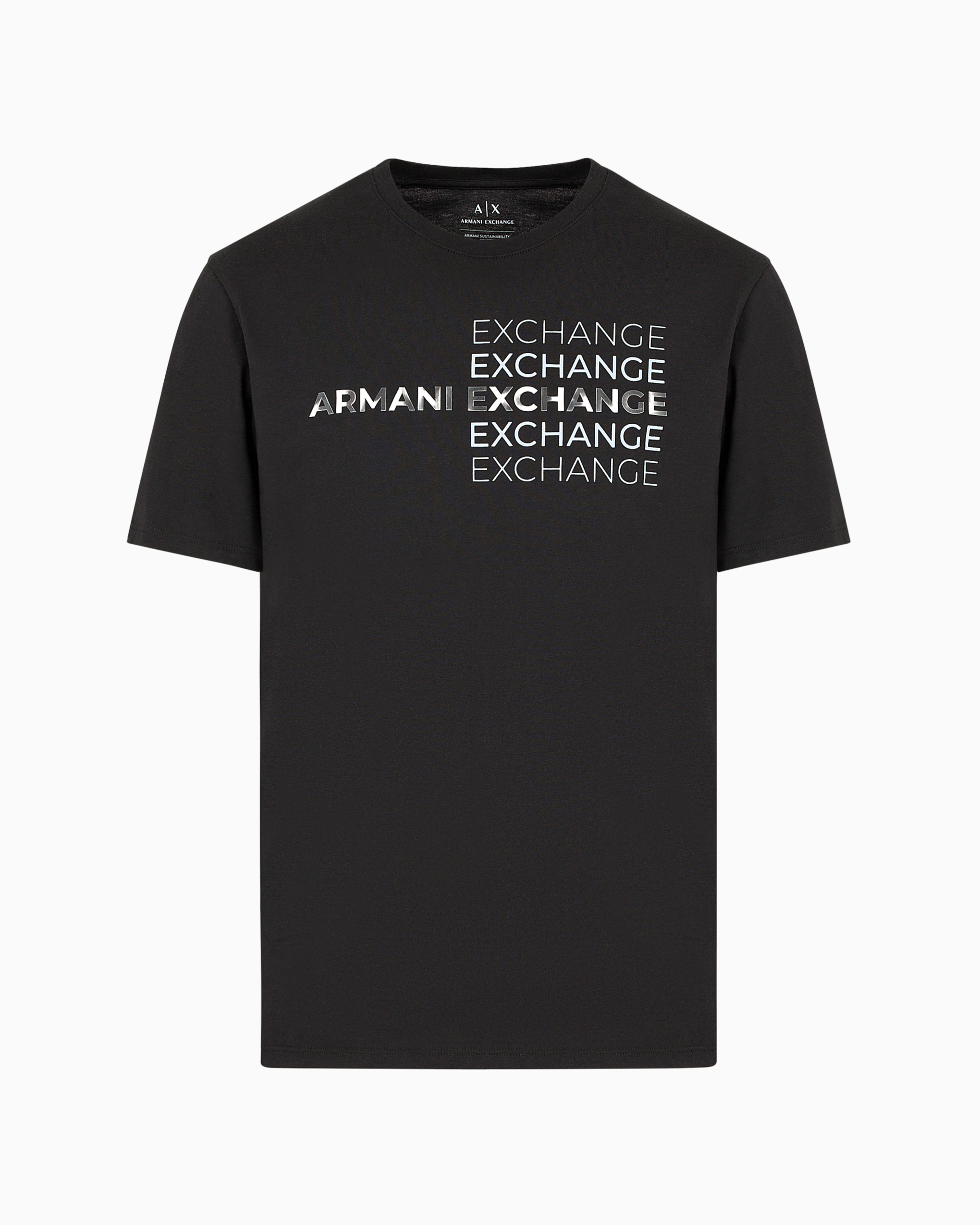 AXロゴ 半袖クルーネックTシャツ | Armani Exchange