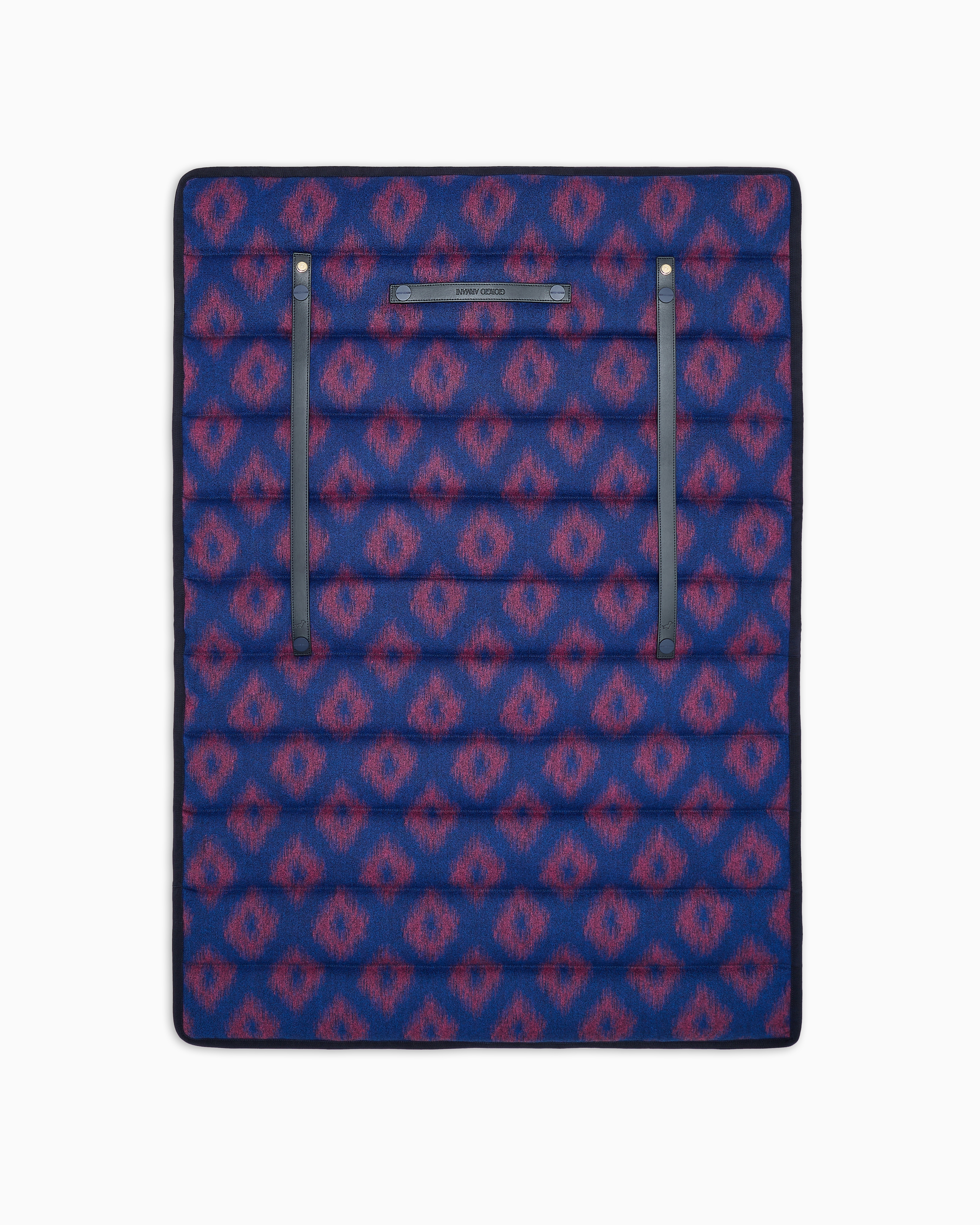 Giorgio Armani Poldo X  Travel Mat In Ikat Jacquard Flannel In Patterned