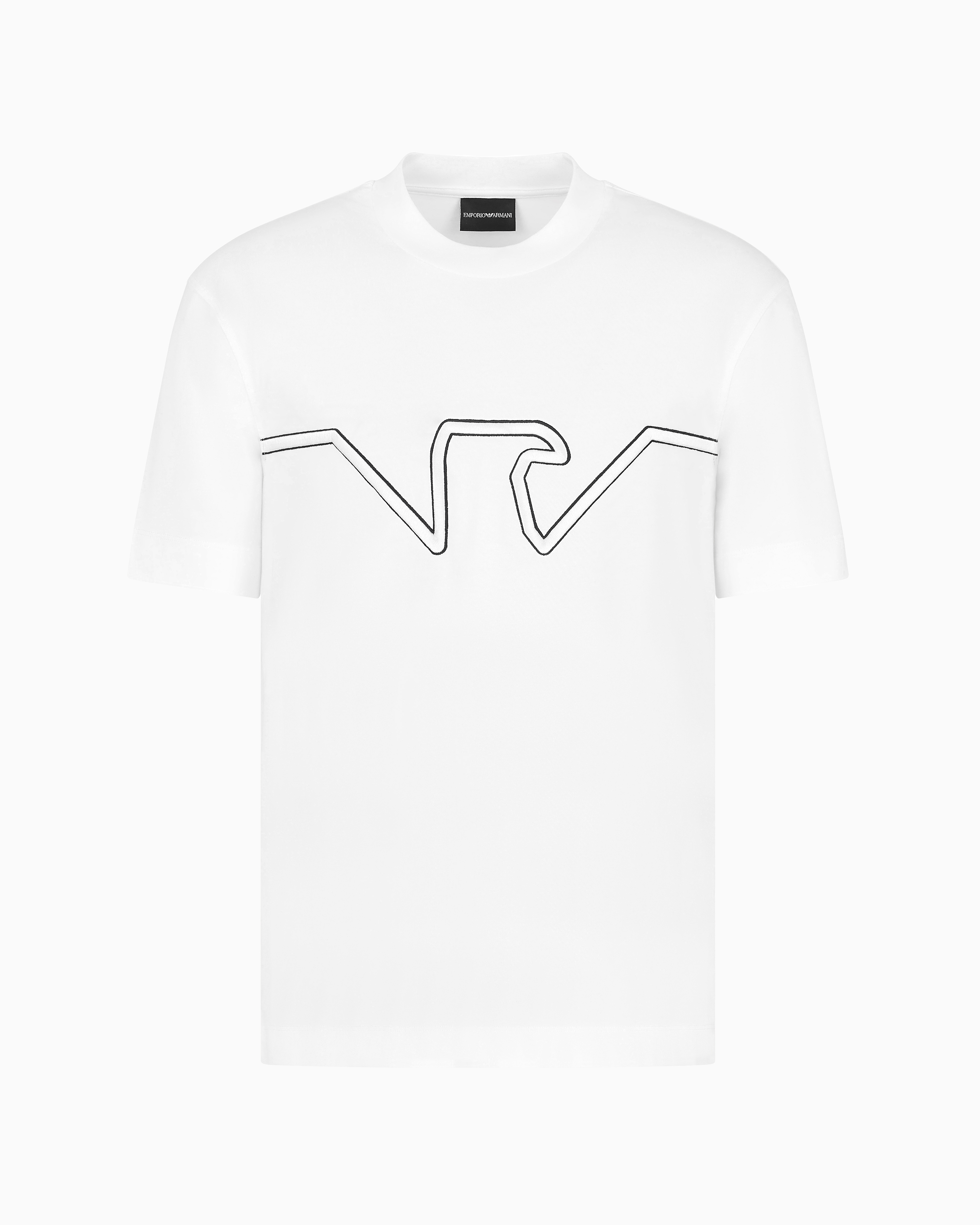 Emporio Armani Official Store Relaxed Fit T-shirts In White