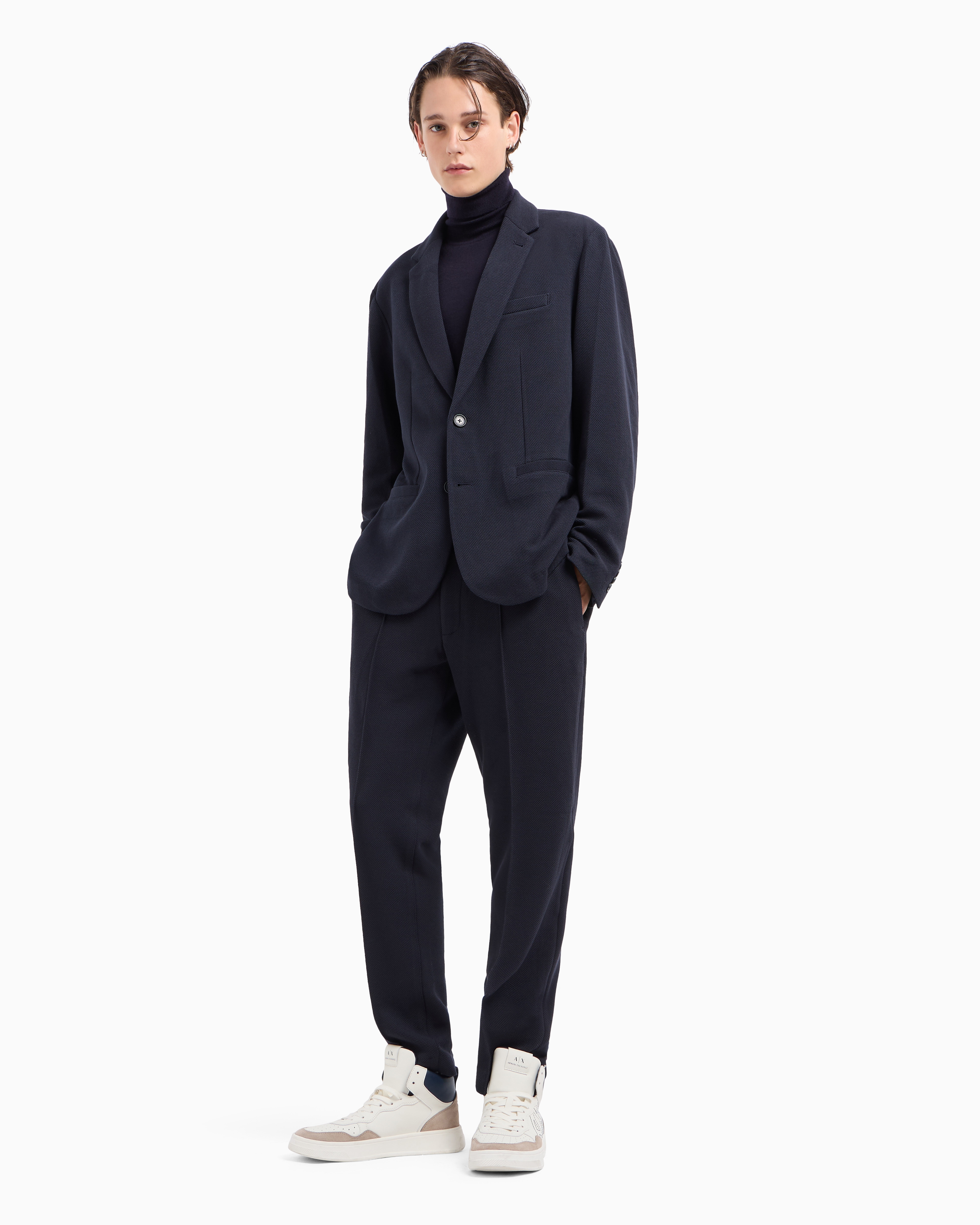 ［ゆう］Text SingleBreasted Coat ELEVENTY Single-Breasted Blazer | Holt Renfrew