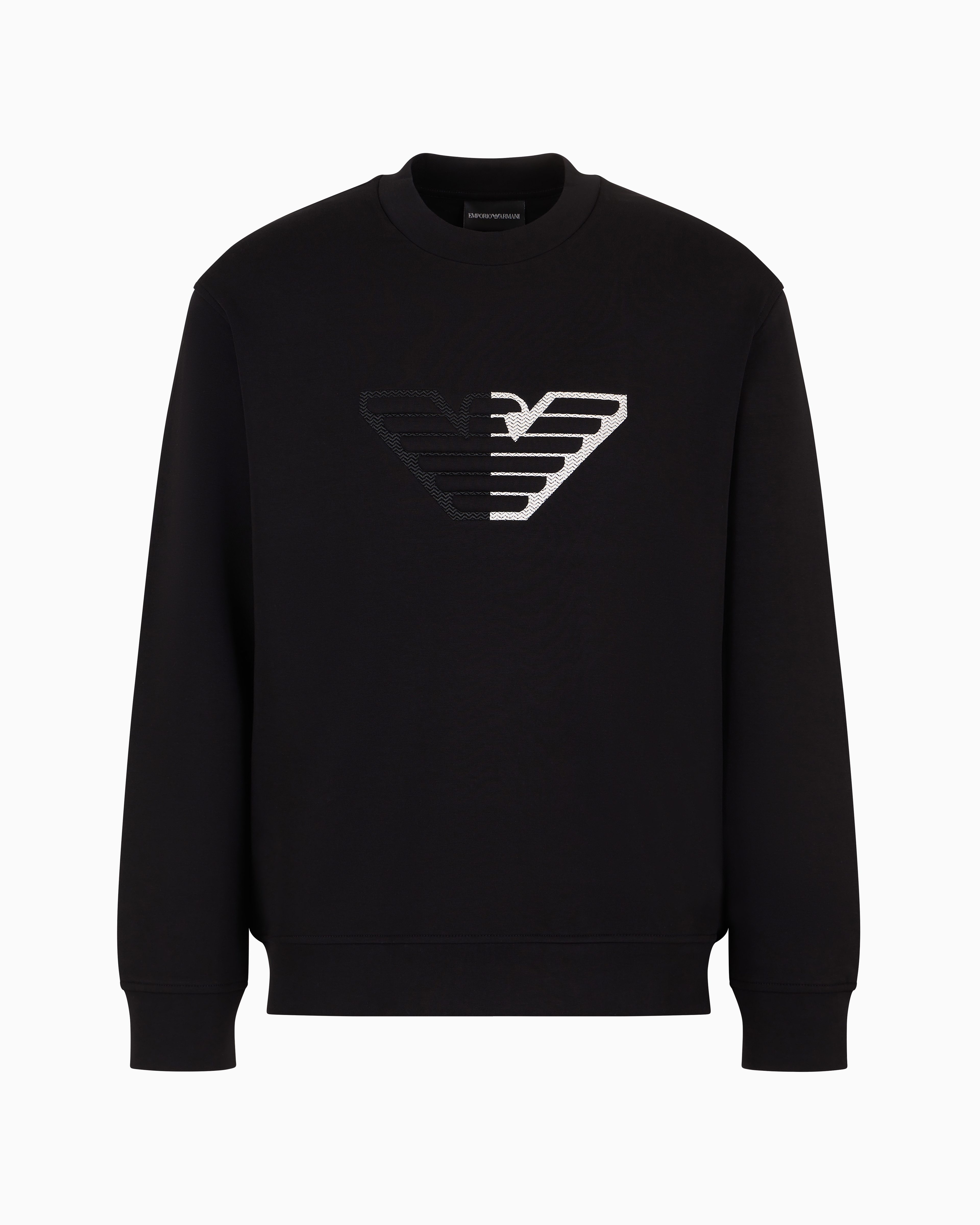 Emporio Armani Official Store Sweatshirts Without Hood In Black