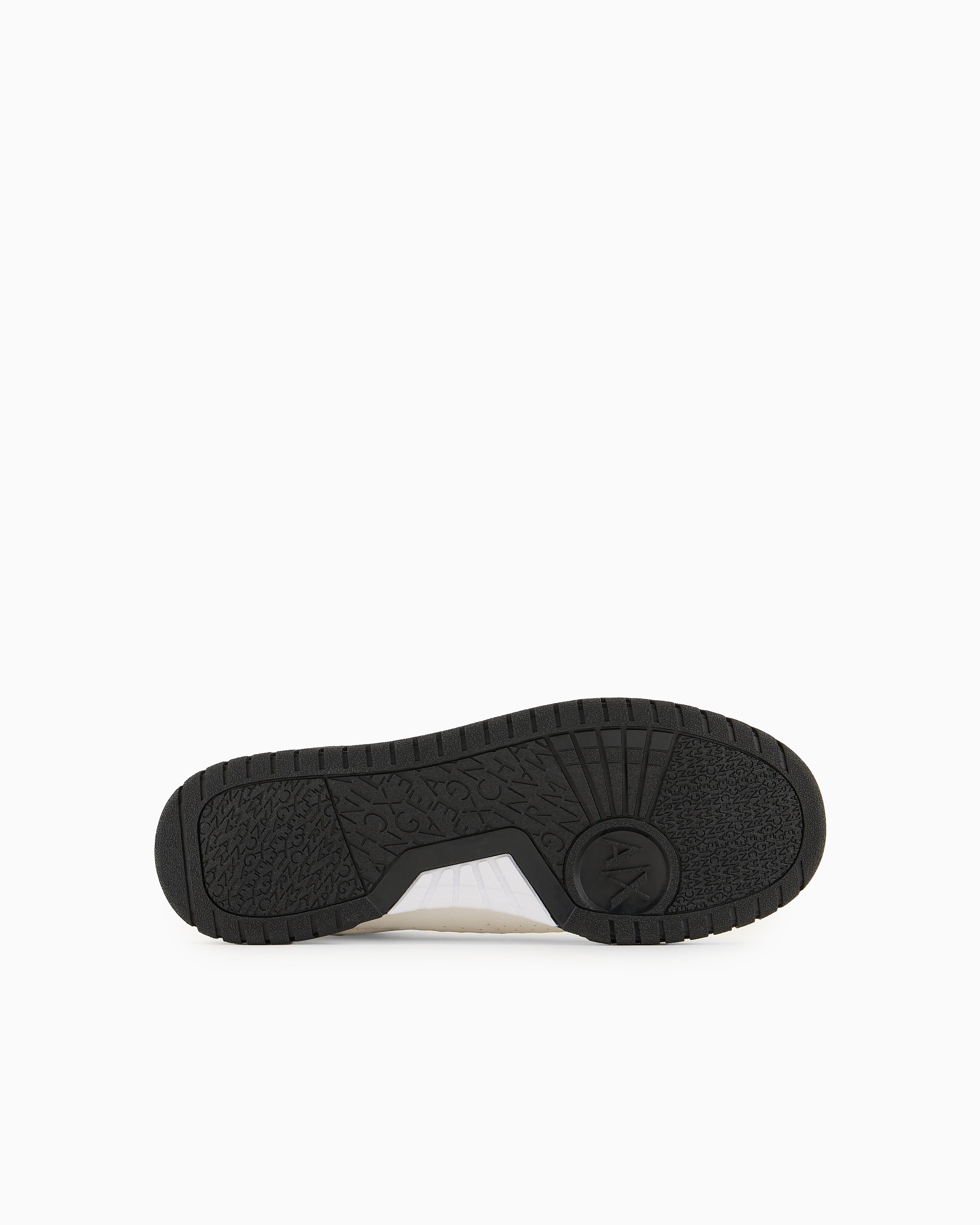 Shiny Point High-Top Lace-Up Sneakers | Armani Exchange