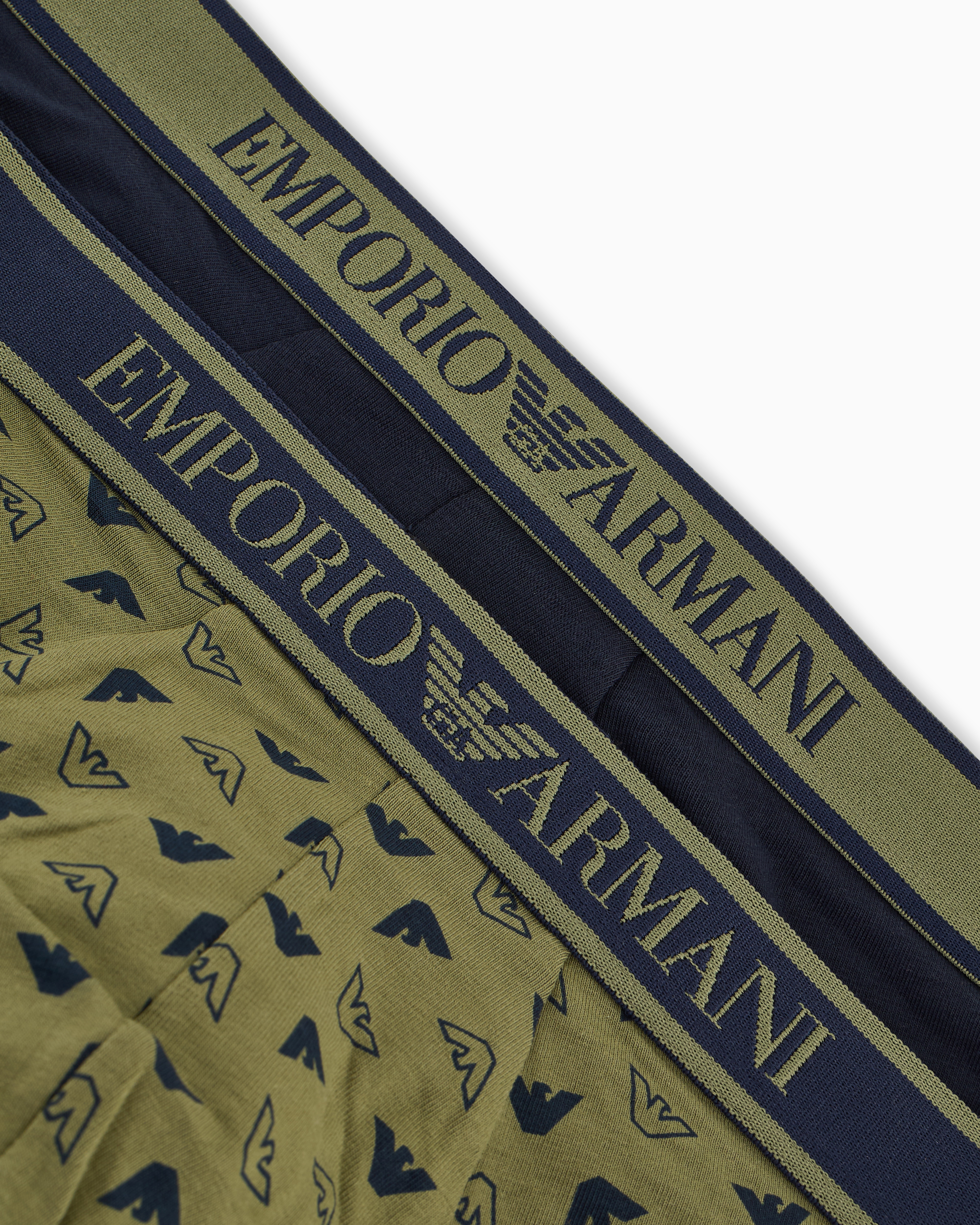 EMPORIO ARMANI 3ER-PACK SLIPS MIT MITTIGEM LOGO-BAND 