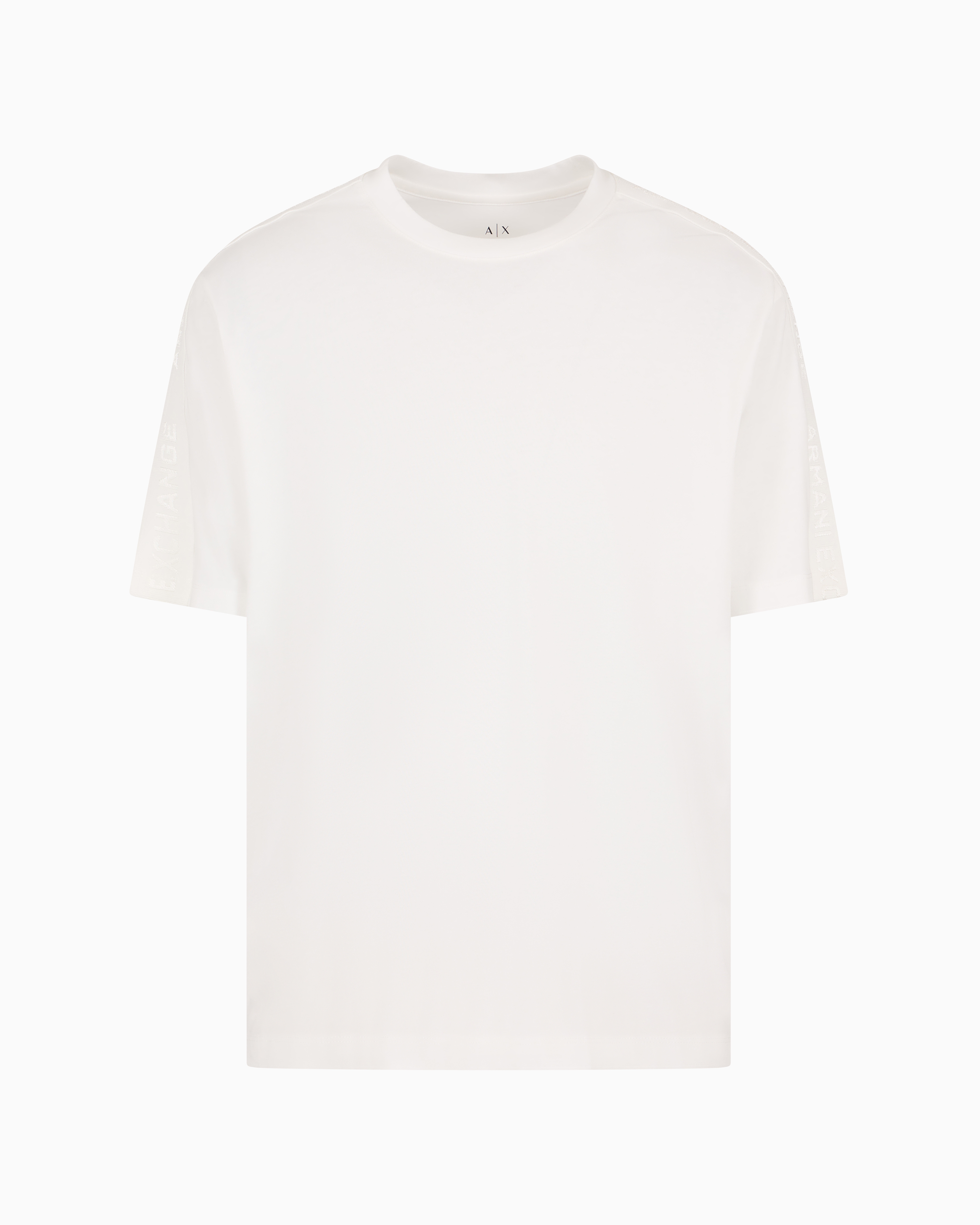 Armani Exchange Official Store Regular Fit T-shirts In White