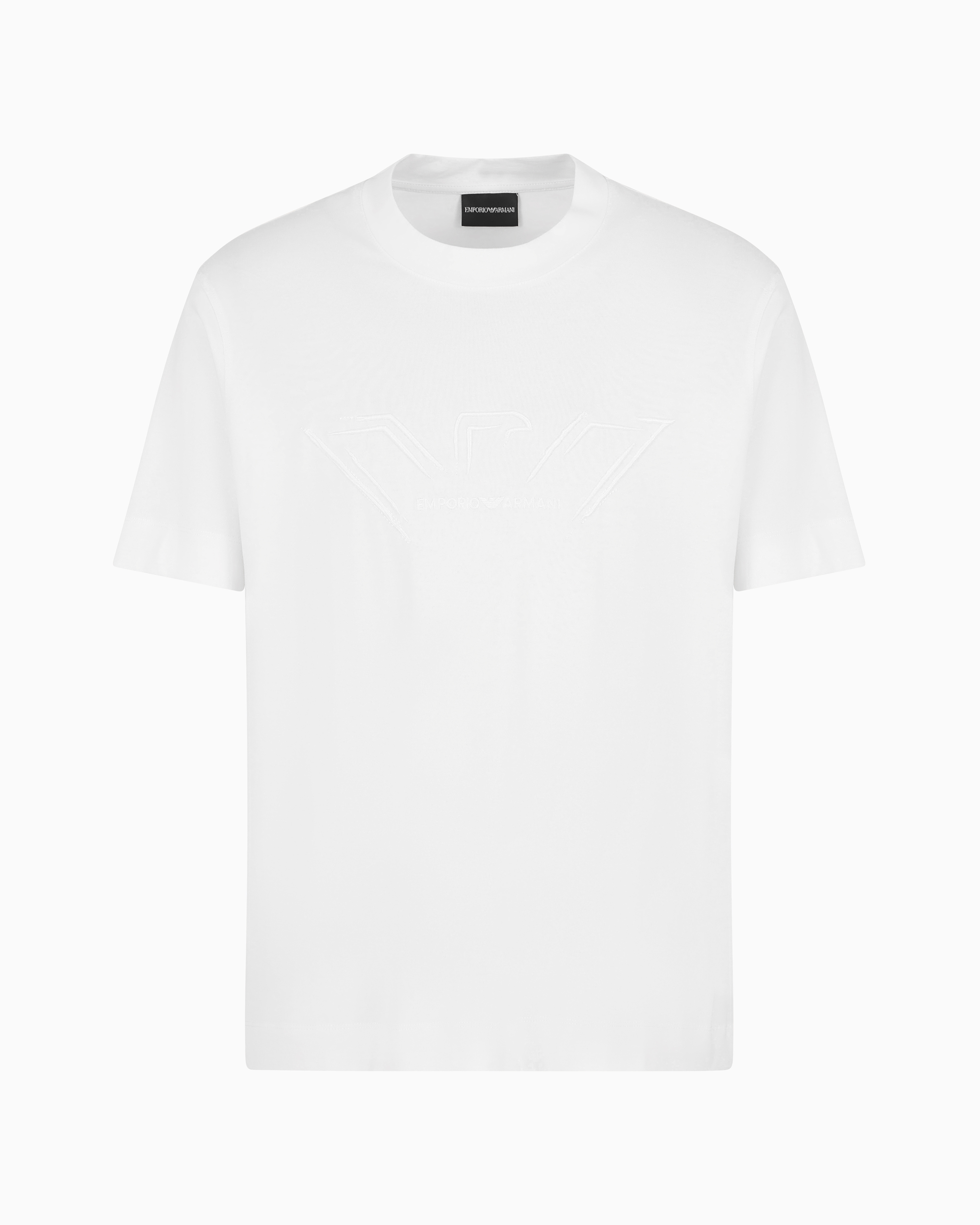 Emporio Armani Official Store Regular Fit T-shirts In White