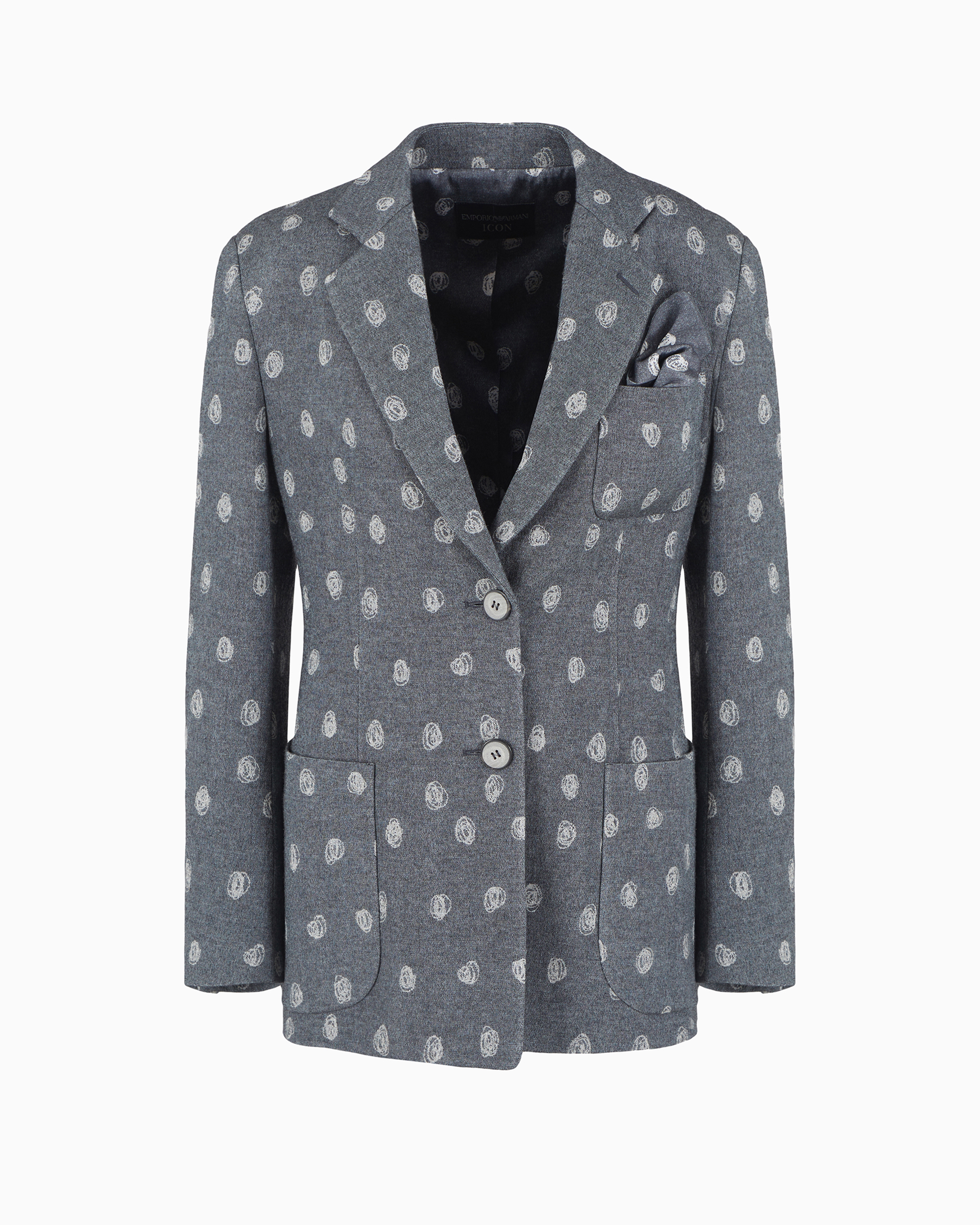 Emporio Armani Official Store Jacken Casual In Gemustert