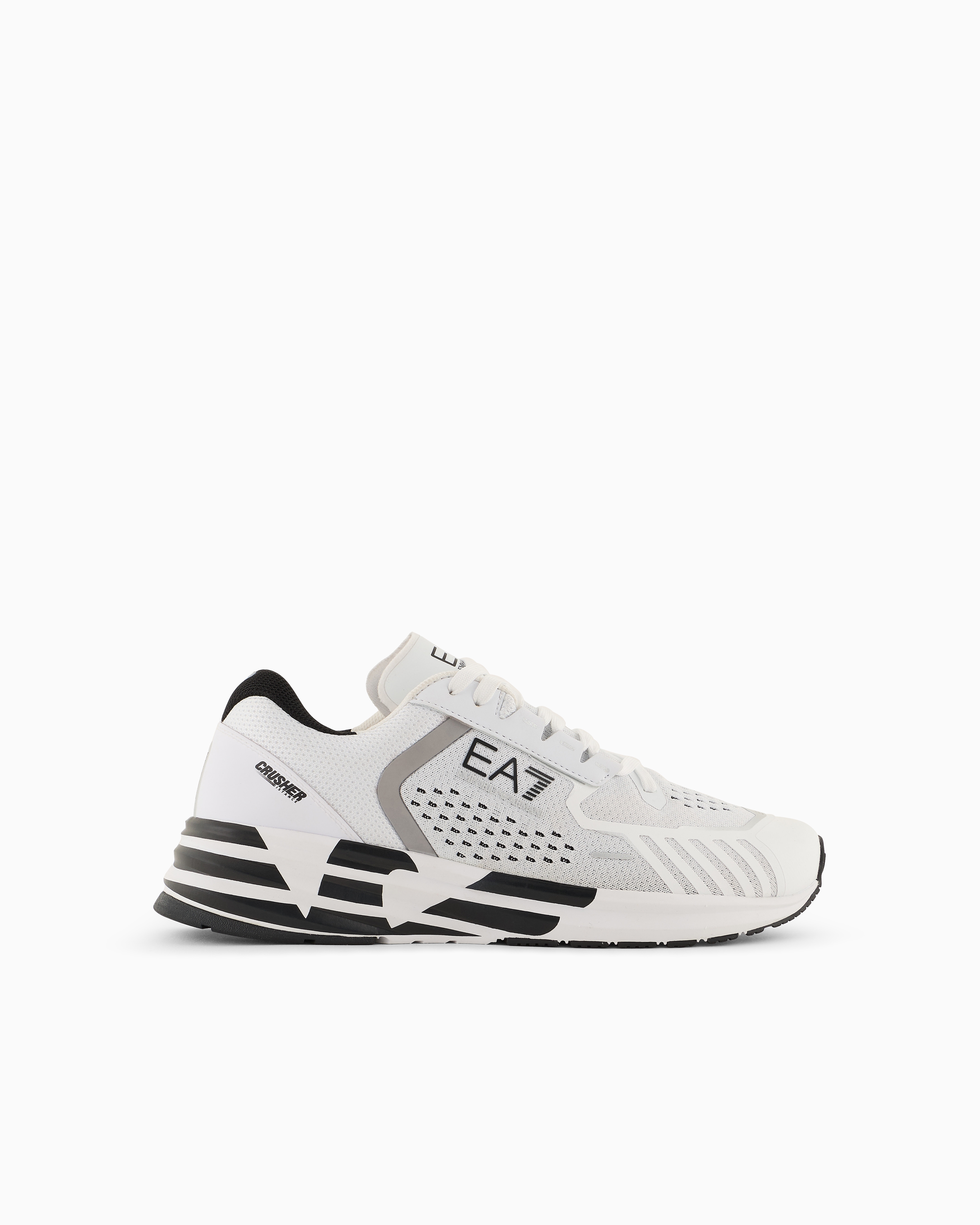 Ea7 Official Store Crusher Distance Reflex Sneaker In Weiss