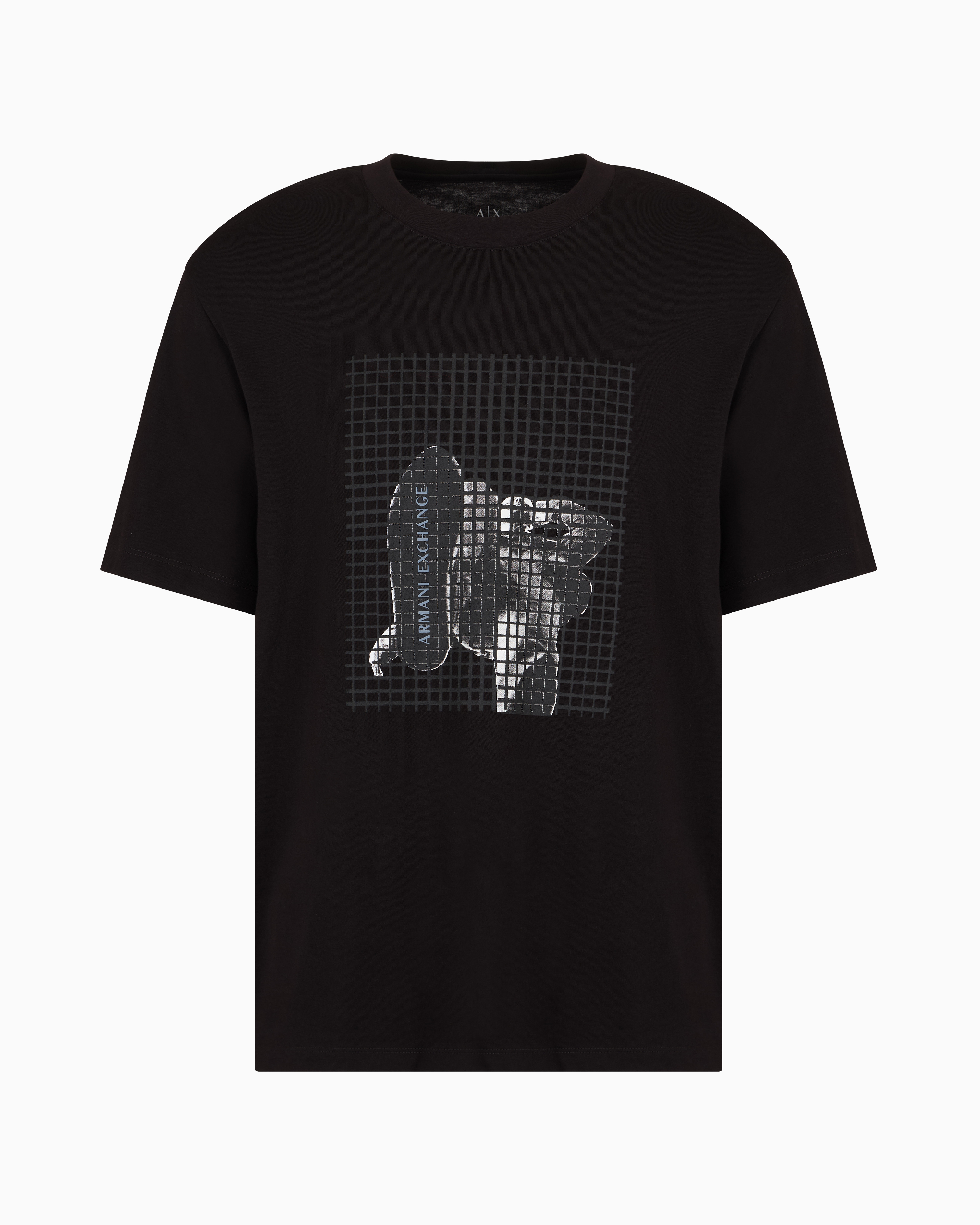 Regular fit heavy cotton T-shirt with ASV photo print