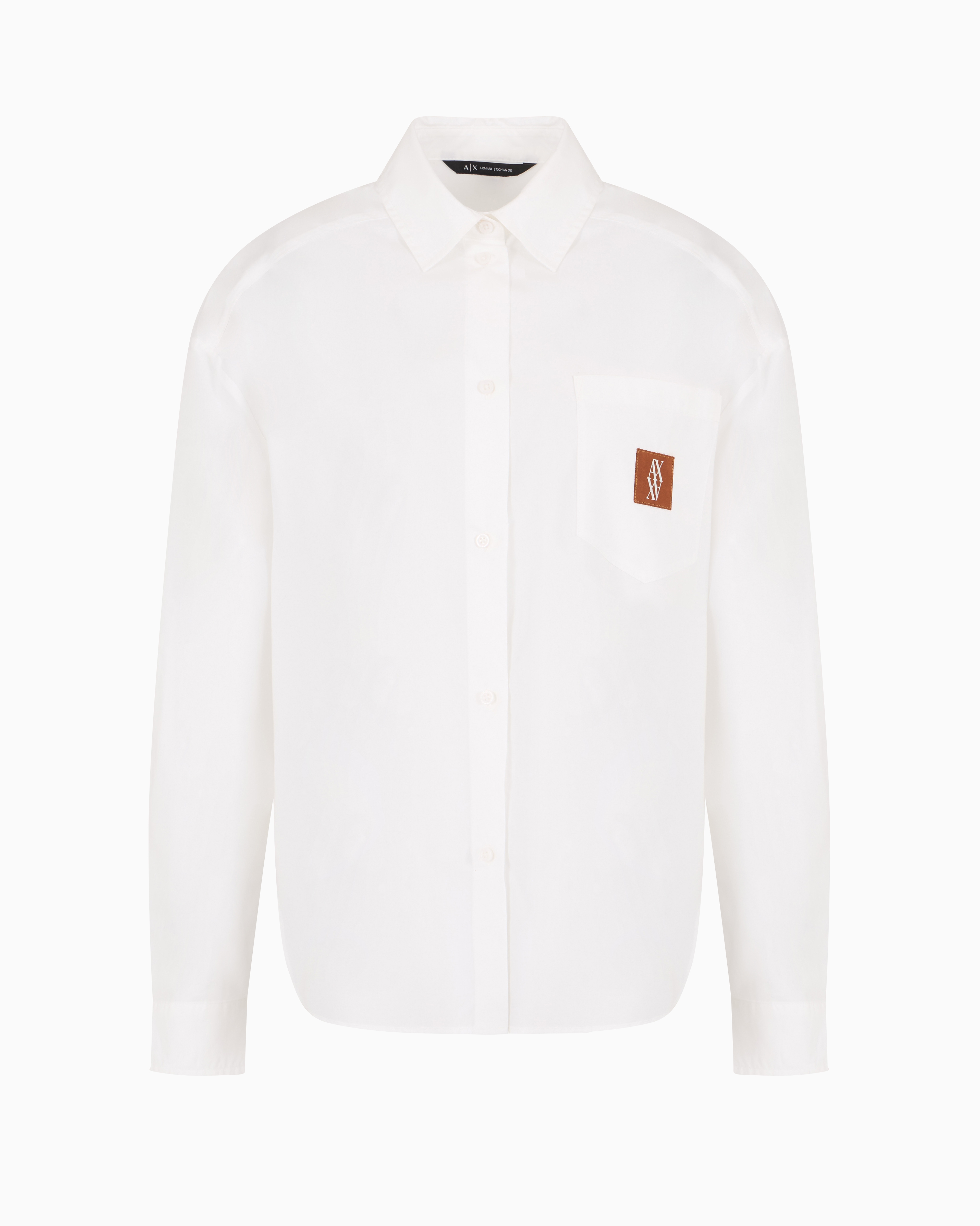 Armani Exchange Official Store Casual Shirts In Blanc