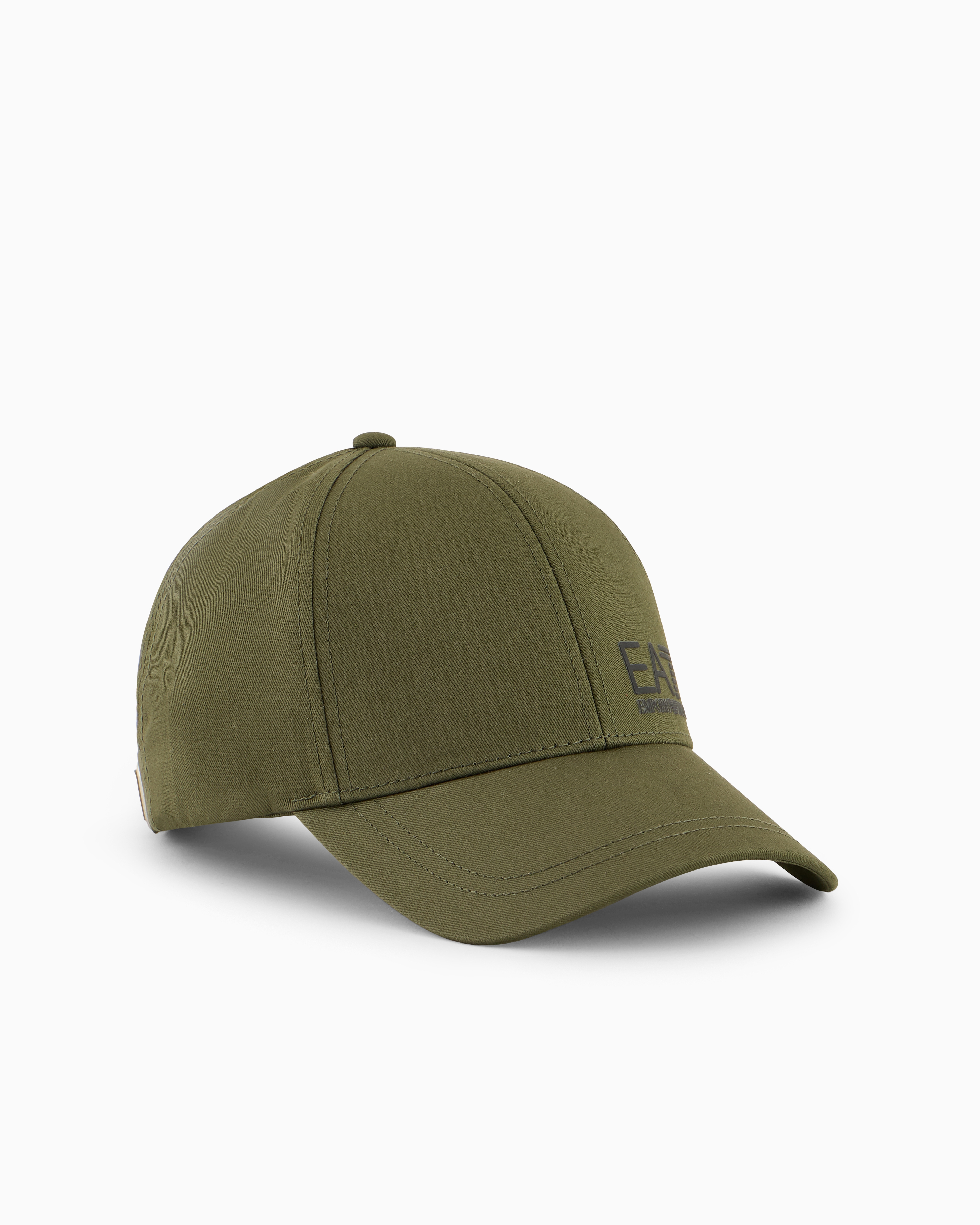 Ea7 Official Store Train Core Cotton Baseball Cap In Gray