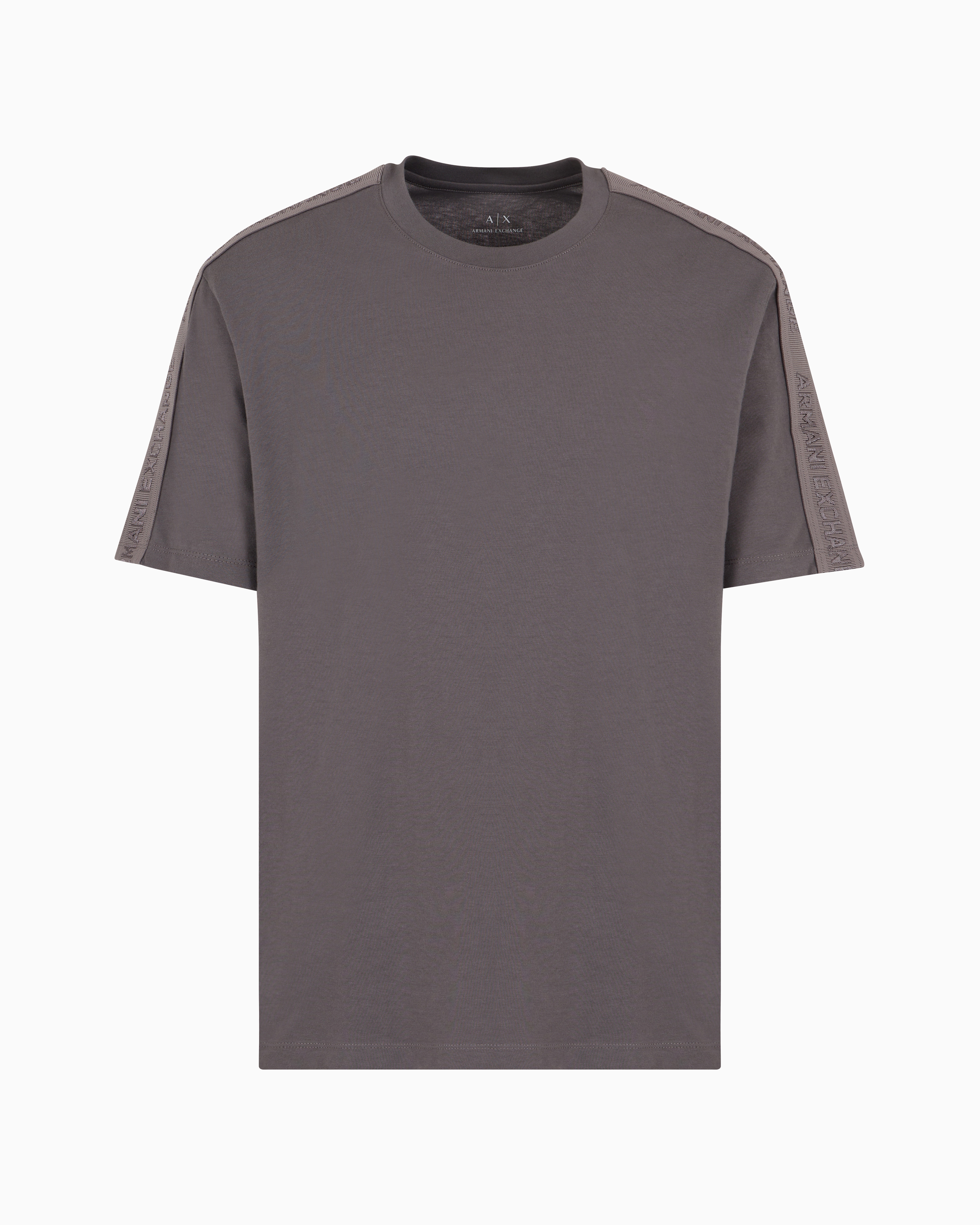 Armani Exchange Official Store Regular Fit T-shirts In Gray