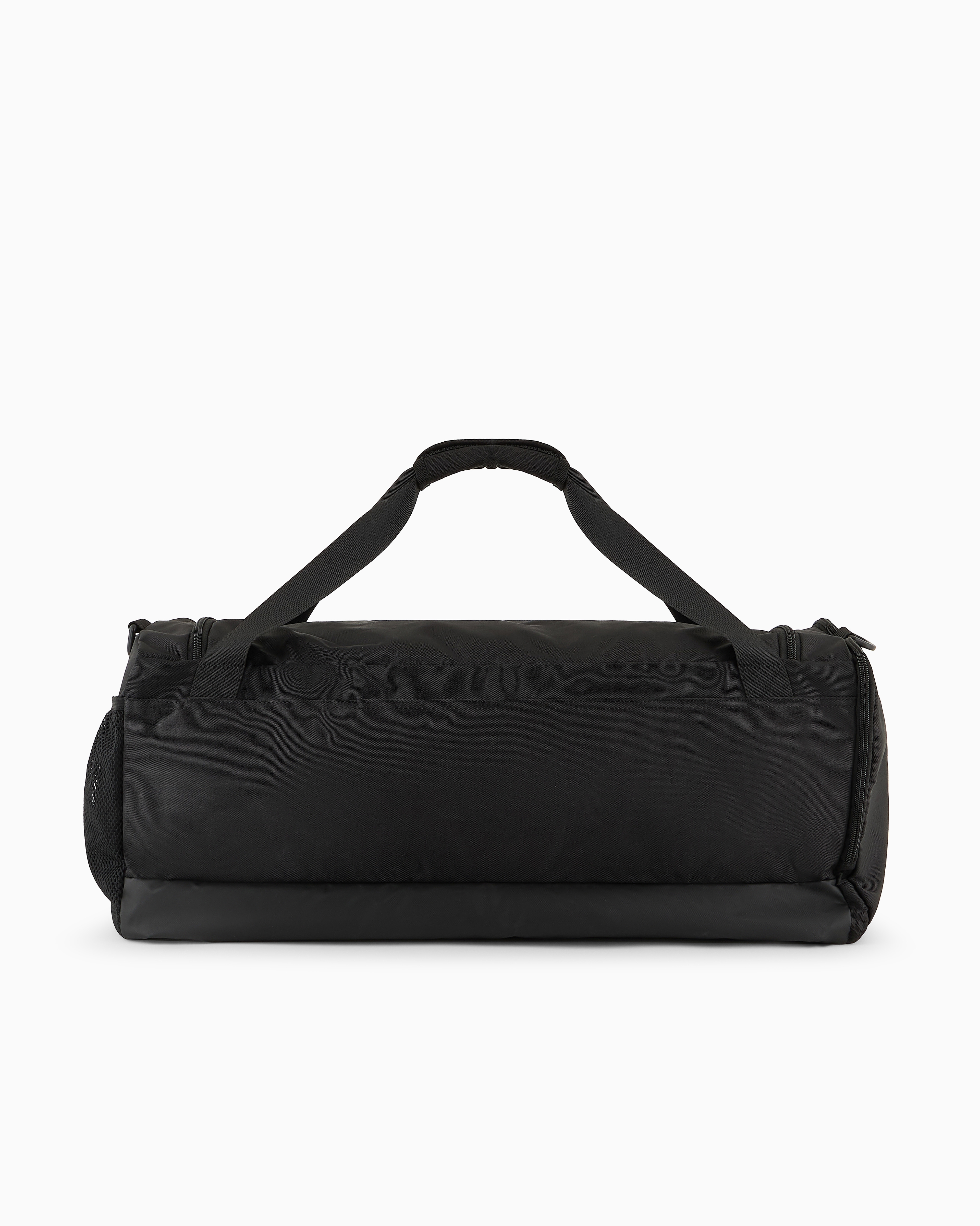 Ea7 Official Store Technical-fabric Medium Duffel Bag With Oversized Logo In Black