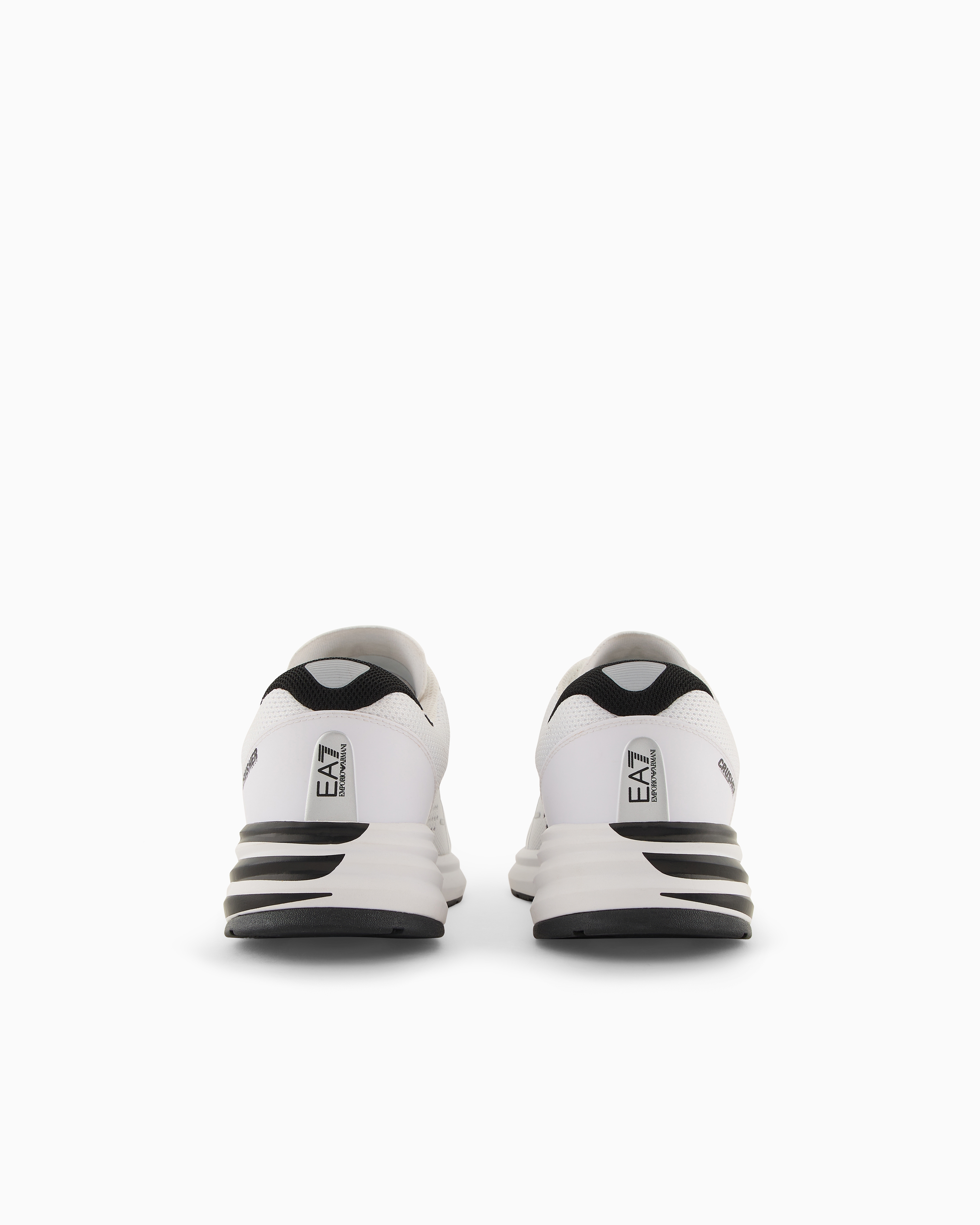 Ea7 Official Store Crusher Distance Reflex Sneaker In Weiss