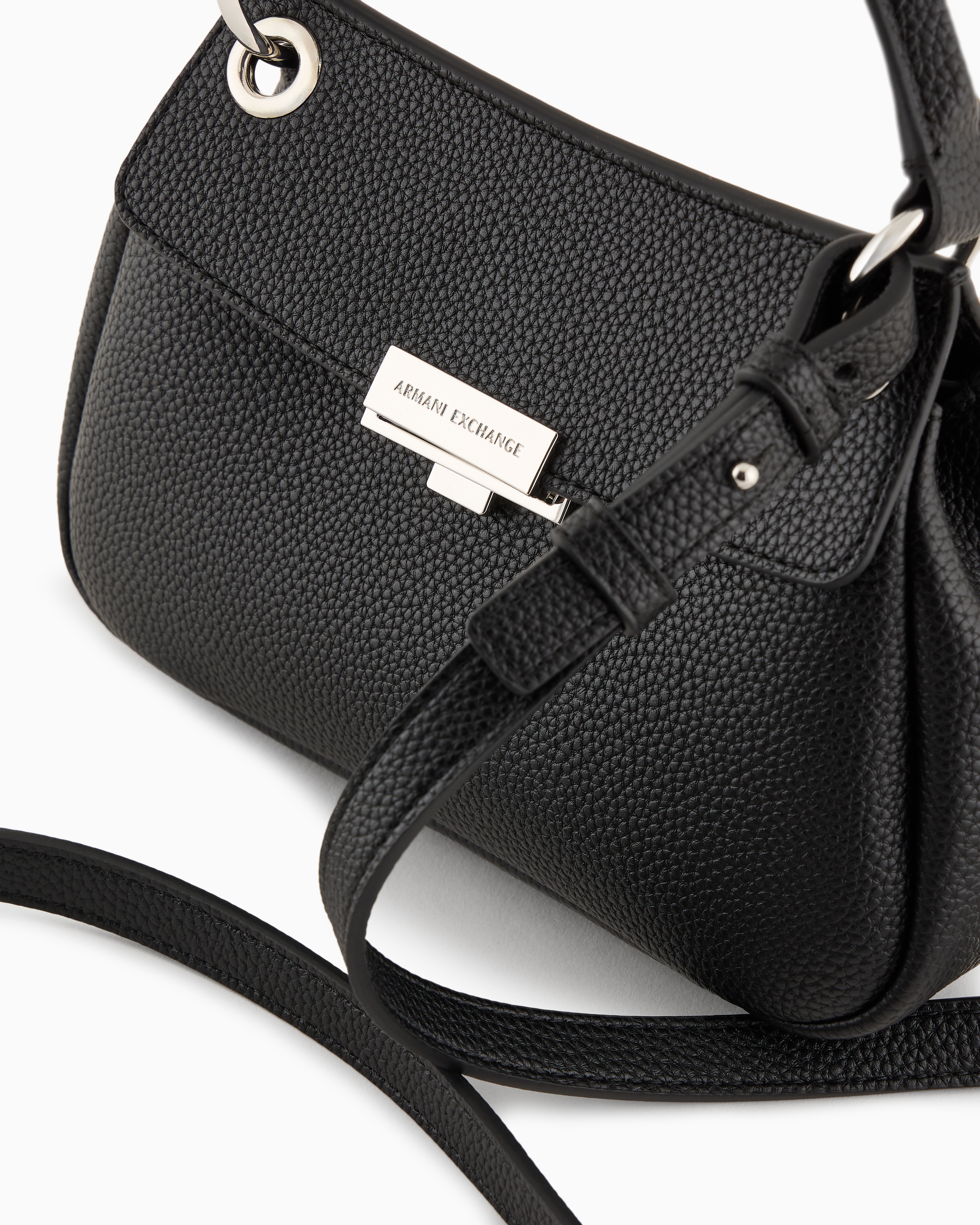 Armani Exchange Official Store Crossbody Bags In Black