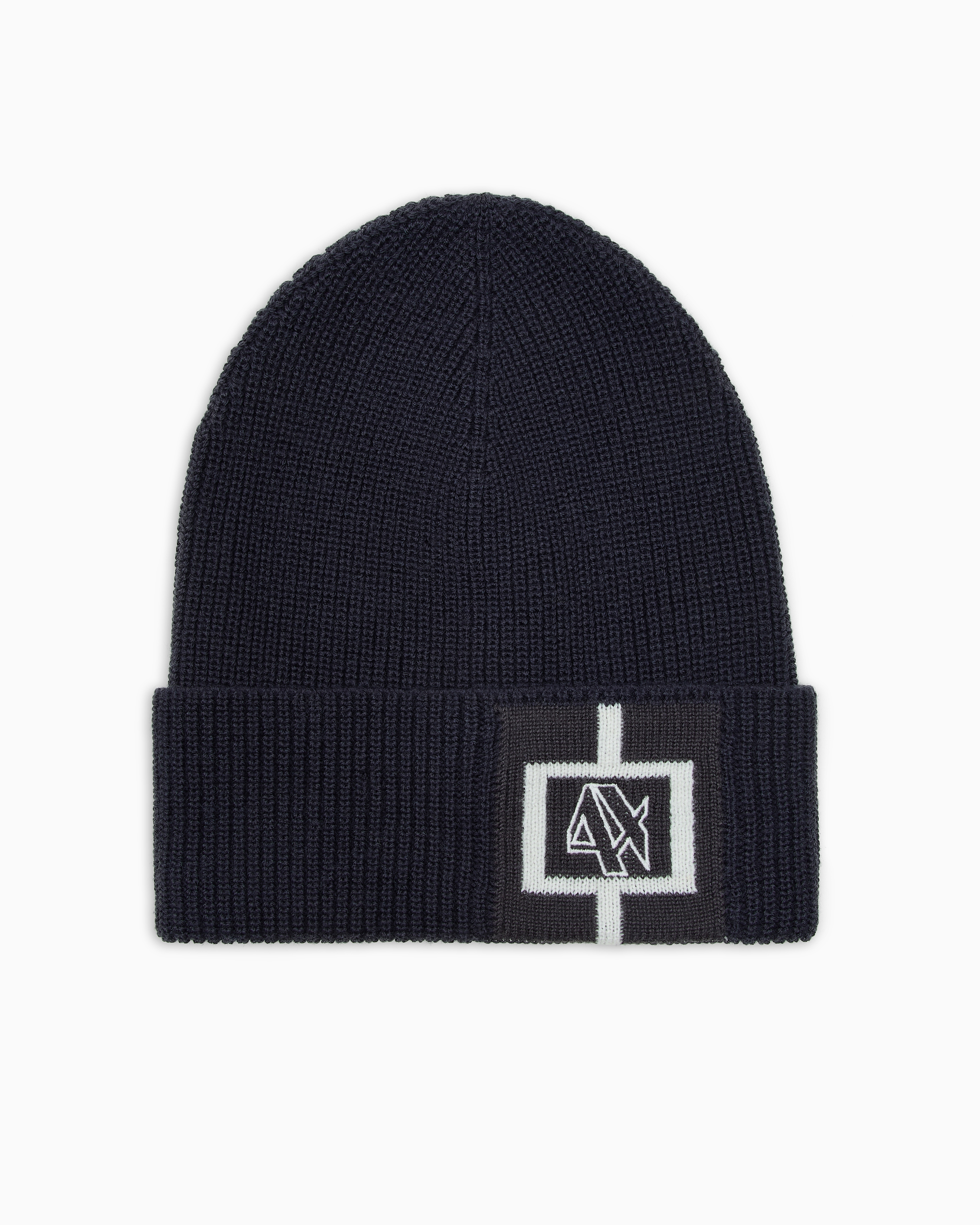 Armani Exchange Official Store Beanies In Navy Blue