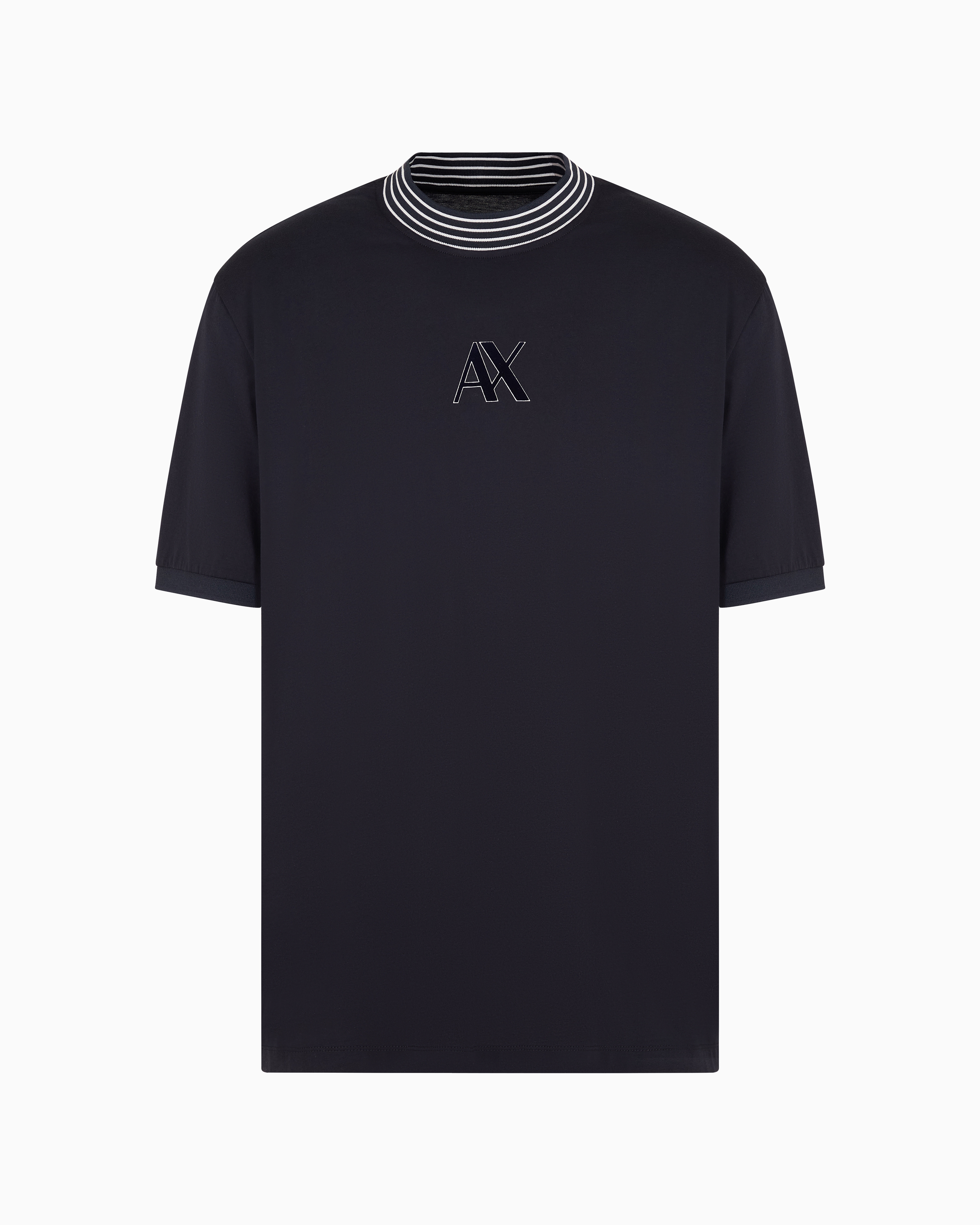 Armani Exchange Official Store Regular Fit T-shirts In Navy Blue