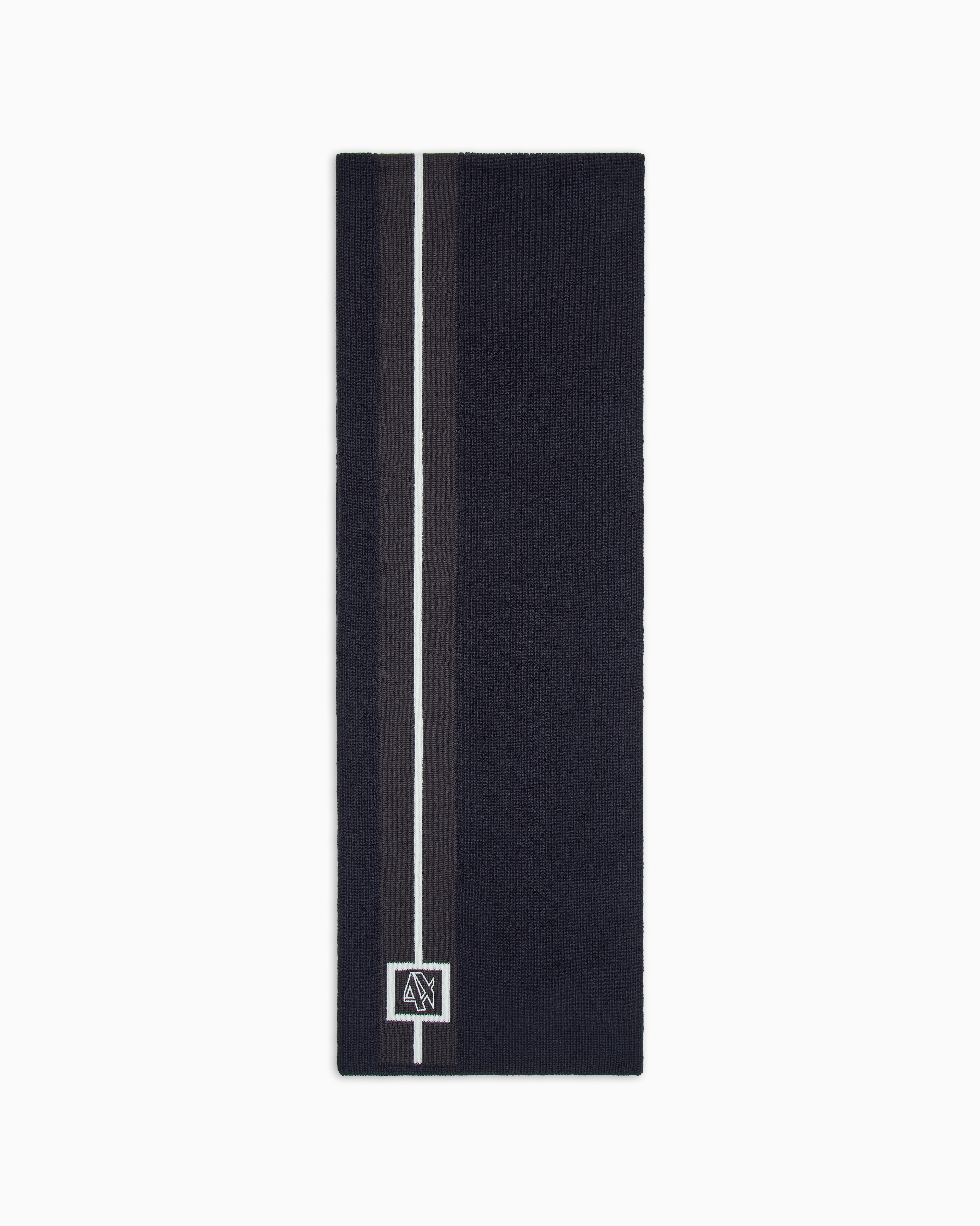 Armani Exchange Official Store Scarves In Navy Blue