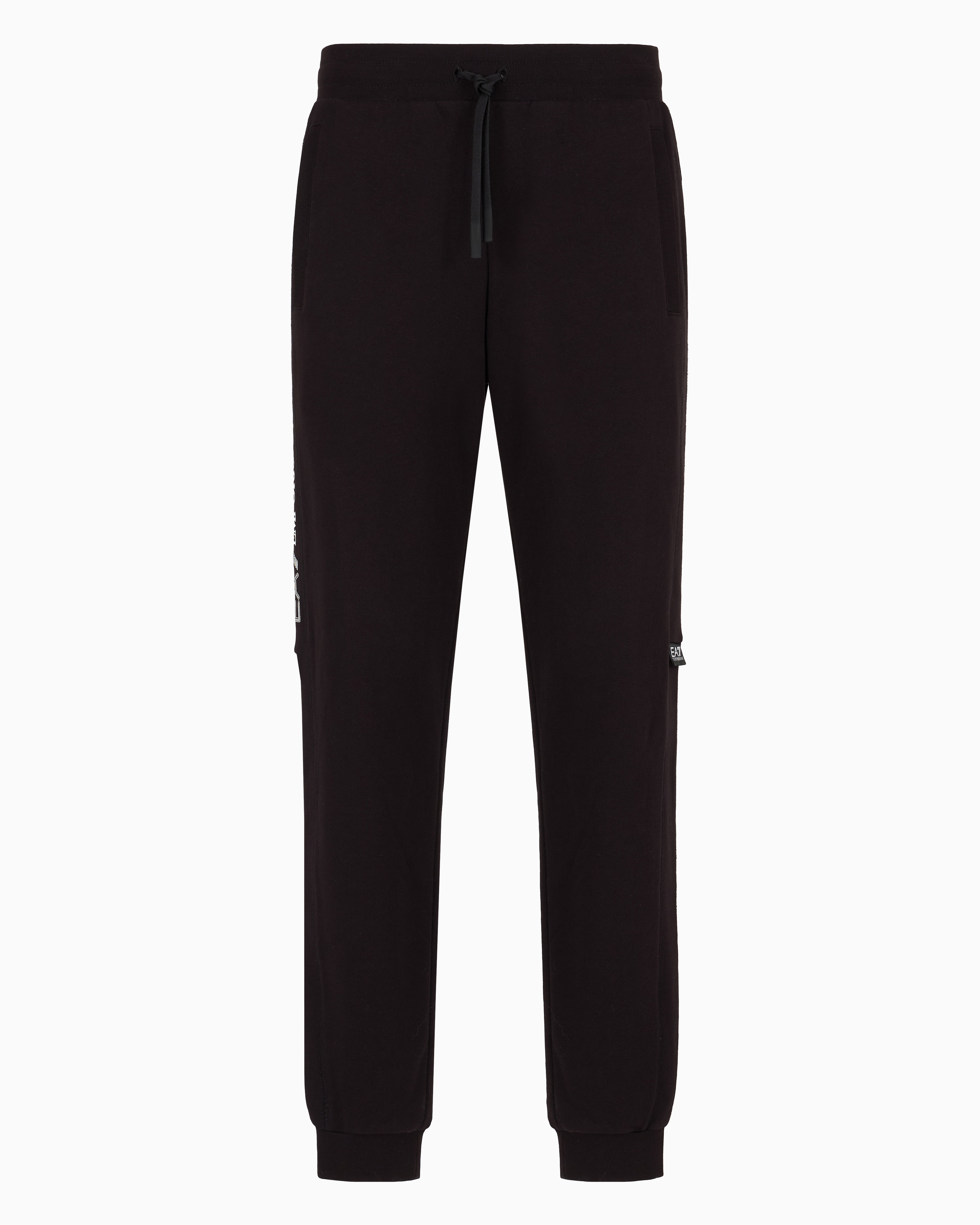 Ea7 Official Store Pantalon De Jogging Logo Series En Coton In Noir