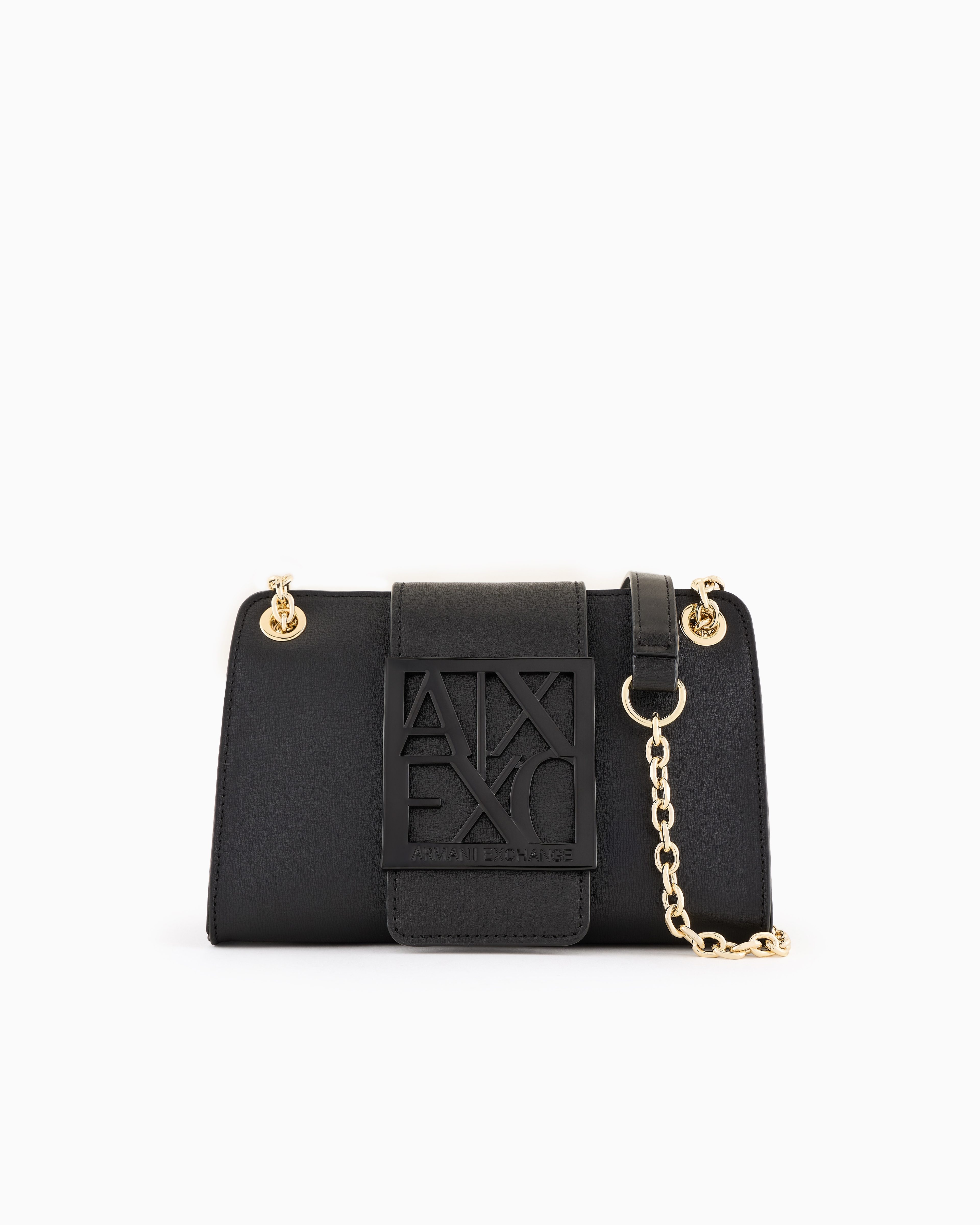 Armani Exchange Shoulder Bag Woman Color Black In Black
