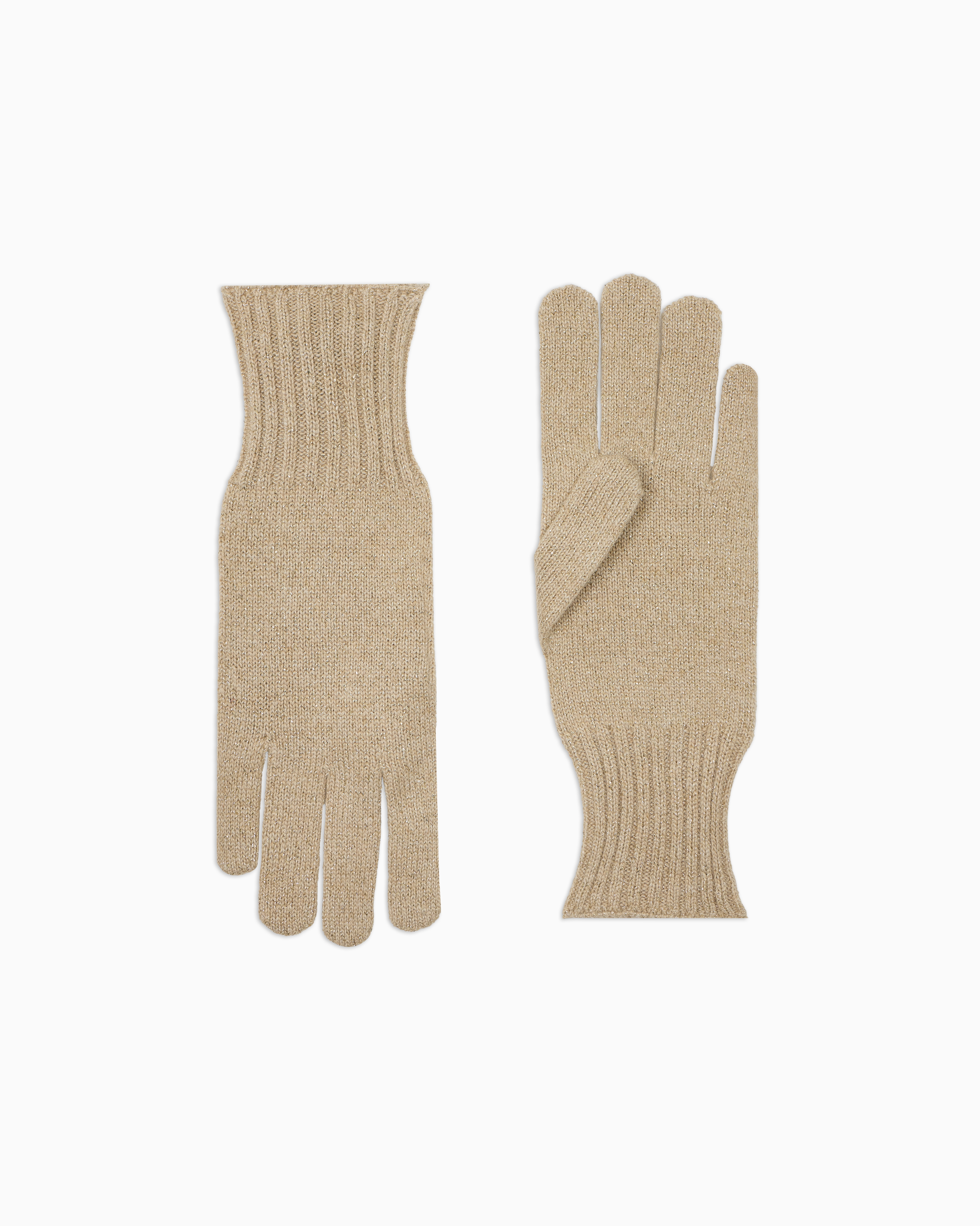 Armani Exchange Official Store Gloves In Gold