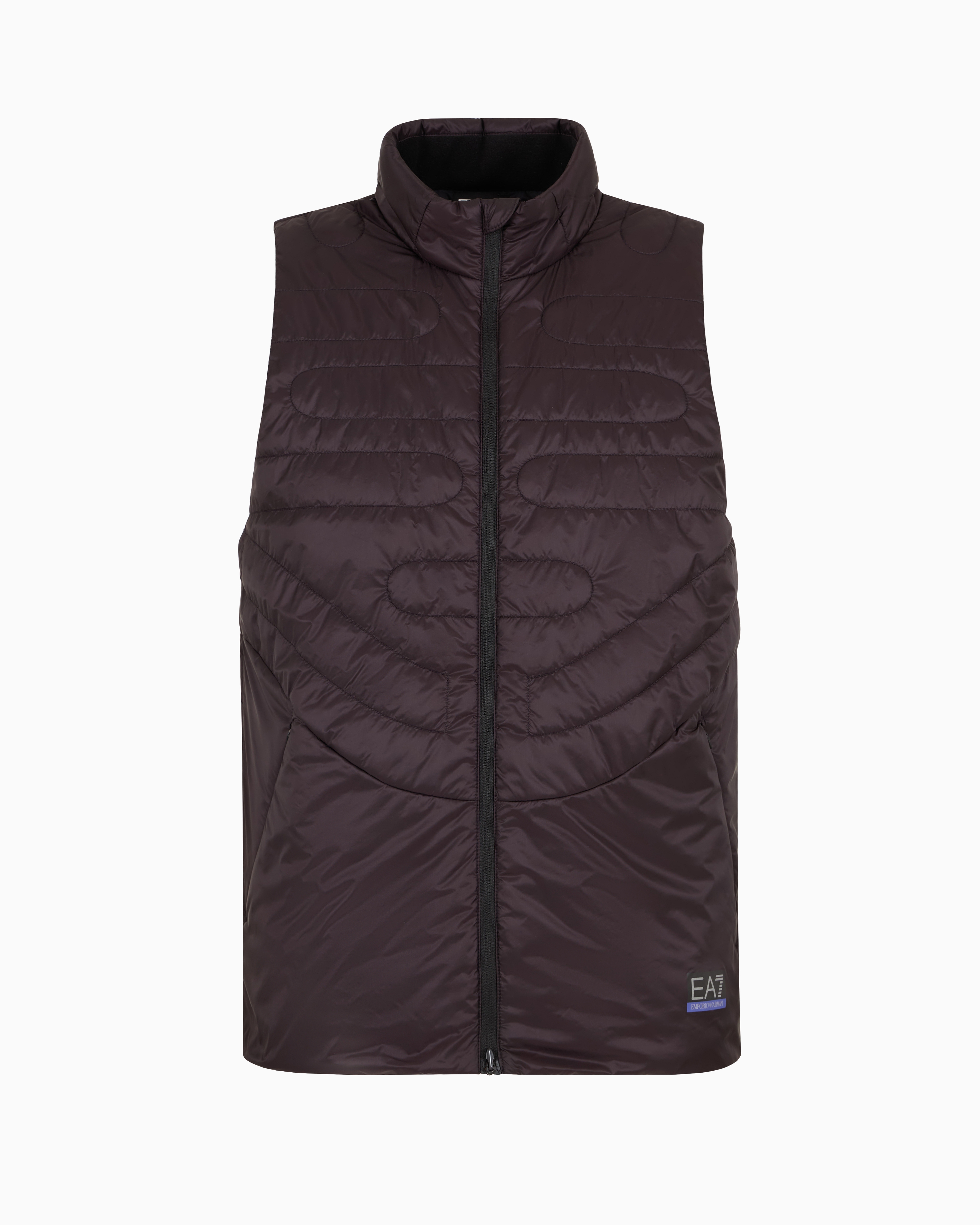 Ea7 Dynamic Athlete Gilet In Vigor7 Technical Fabric In Black