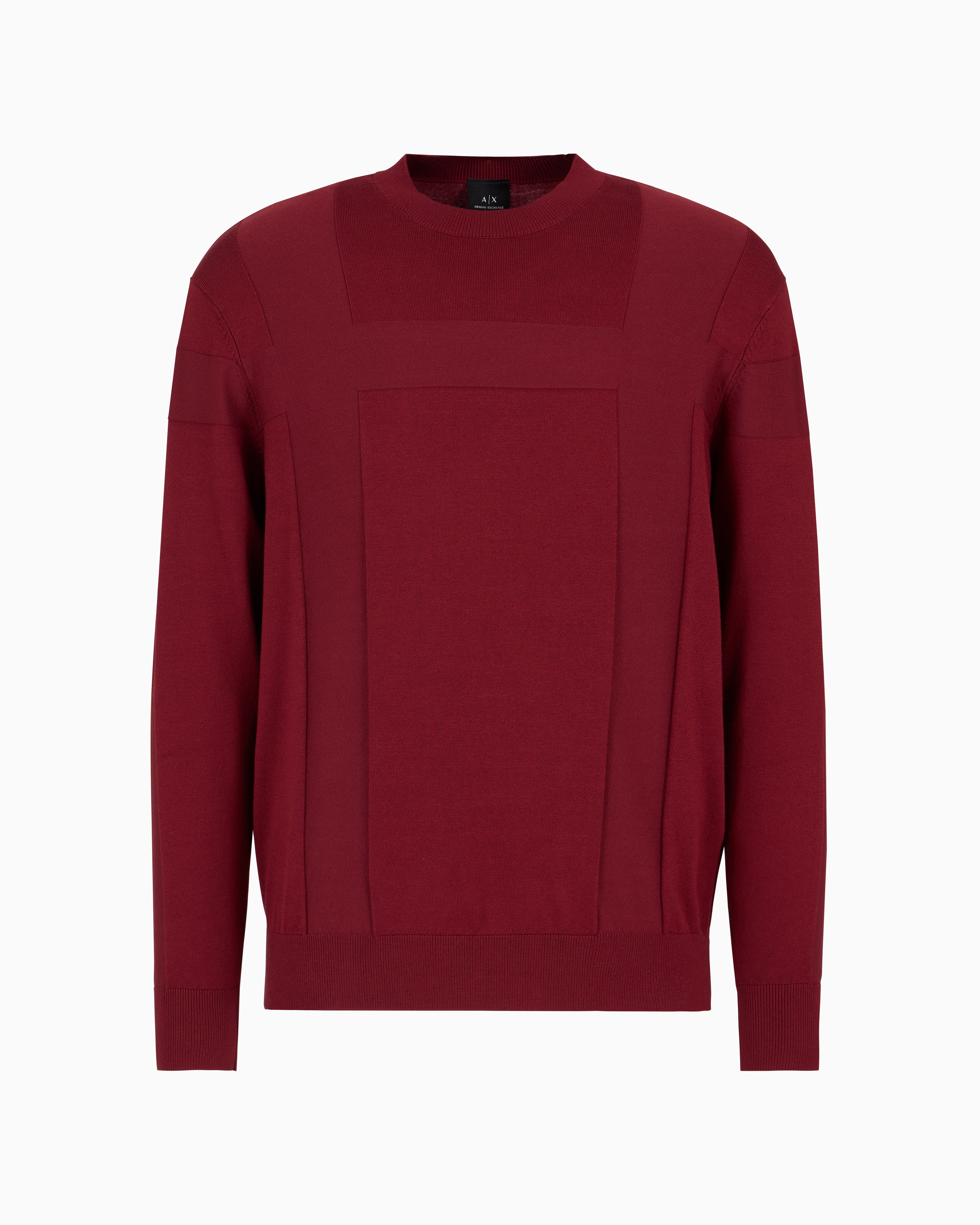 Armani Exchange Official Store Sweaters In Bordeaux